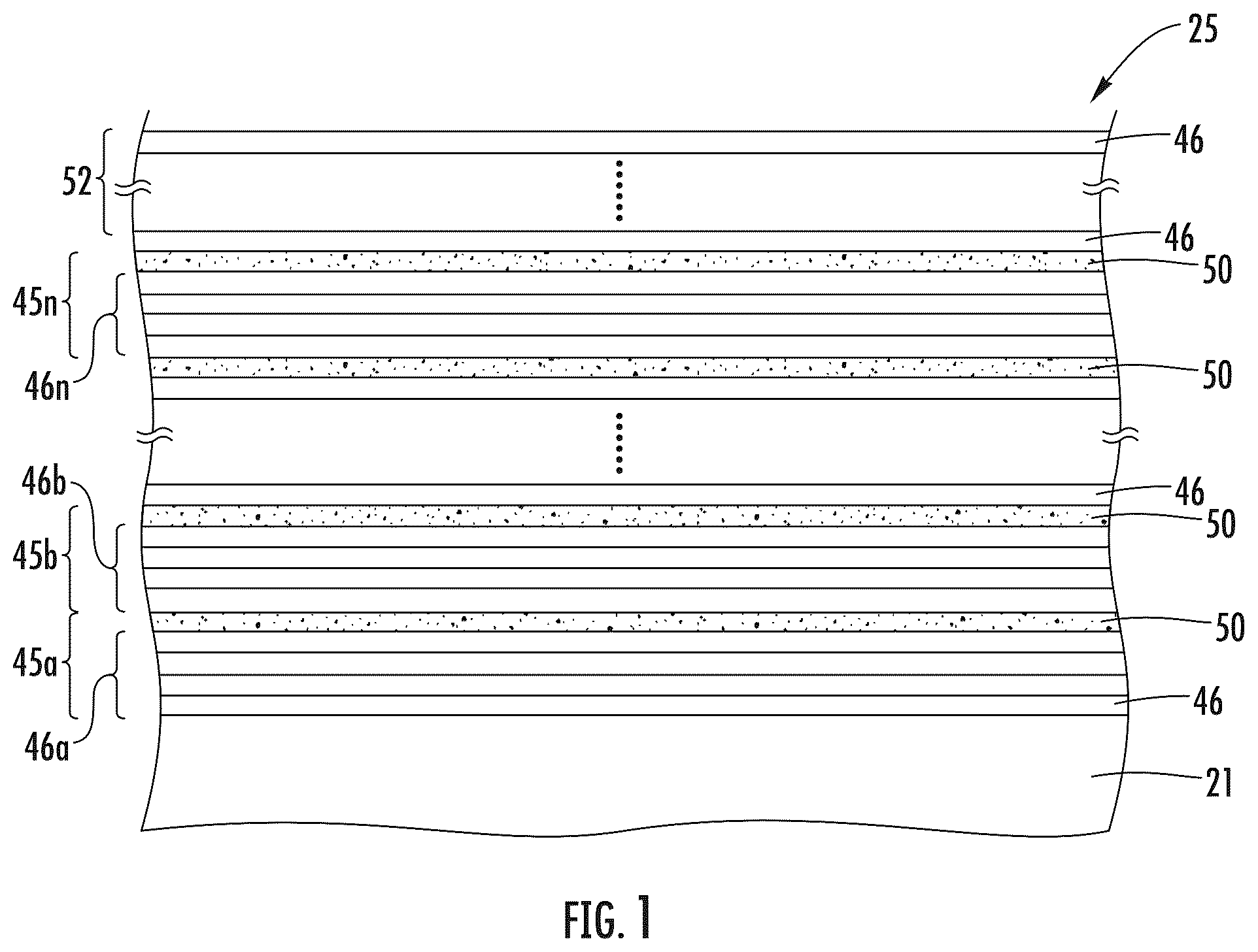 Patent US12322594 — Method for making semiconductor device including a superlattice and enriched silicon 28 epitaxial layer — Figure 1