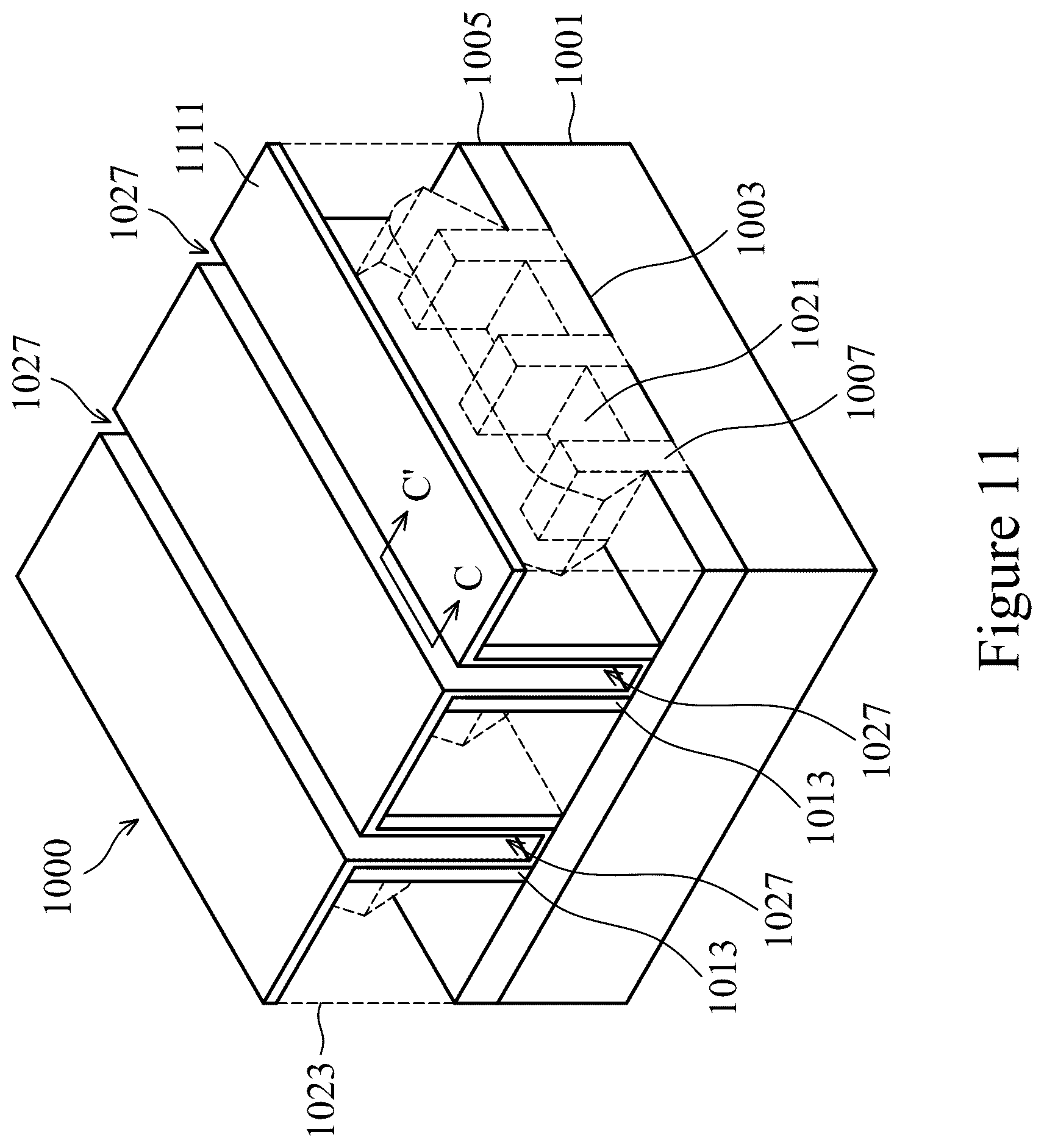 Patent US12322595 Figure 11 – Semiconductor devices devices including crystallized layer having multiple crystalline orientations and methods of manufacture