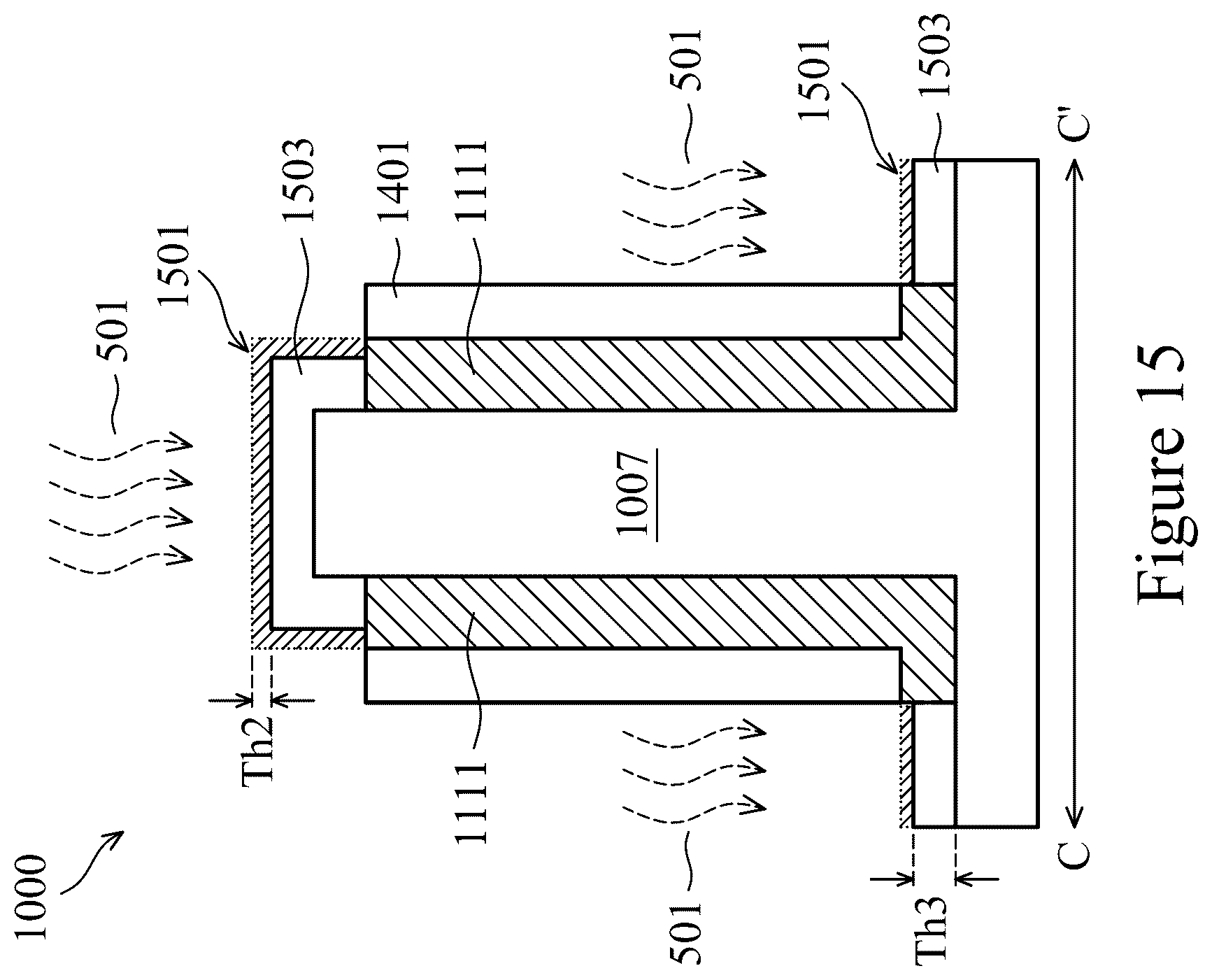 Patent US12322595 Figure 15 – Semiconductor devices devices including crystallized layer having multiple crystalline orientations and methods of manufacture