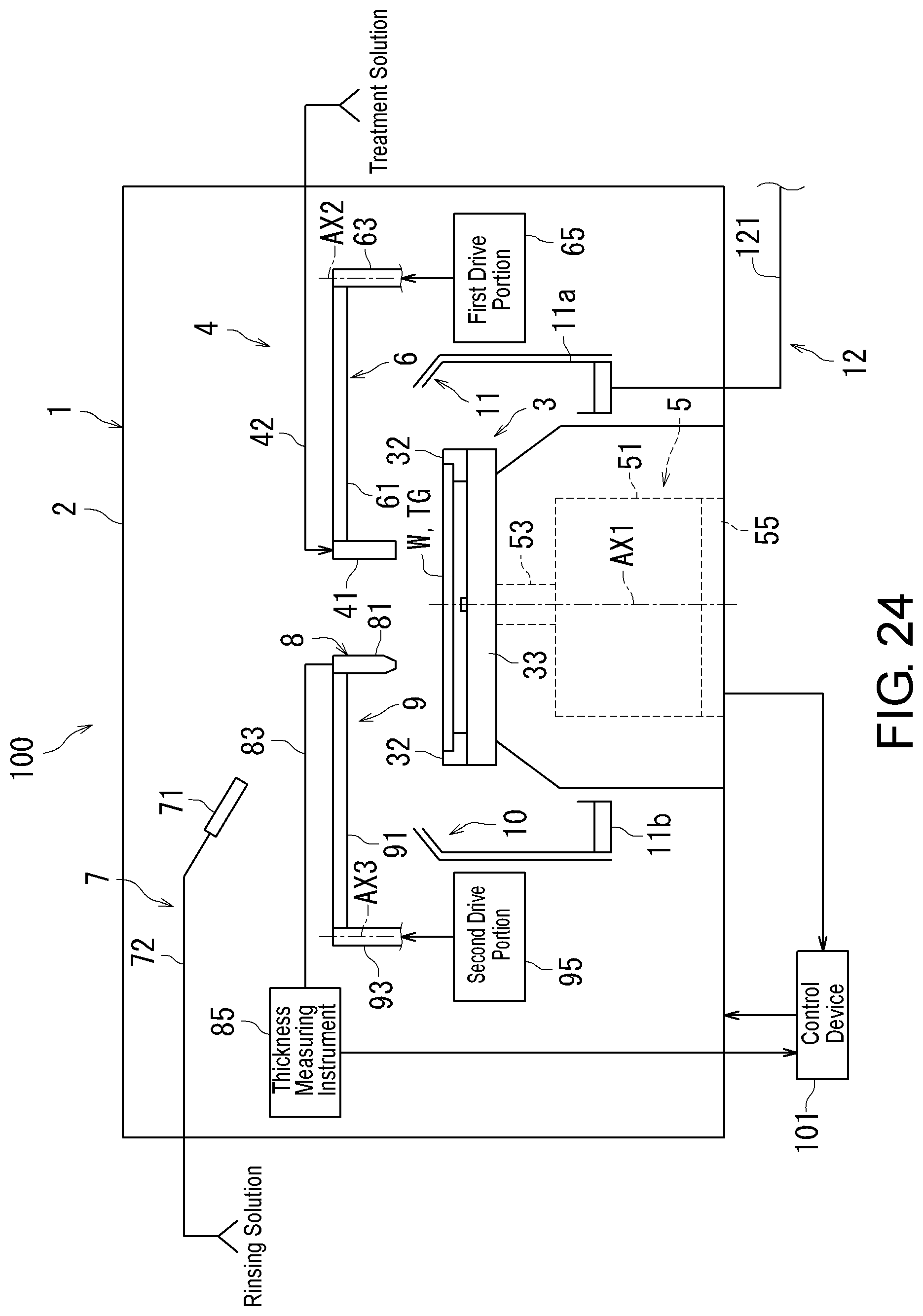 Patent US12322600 Figure 20 – Substrate treatment apparatus, substrate treatment method, substrate treatment system, and learning data generation method
