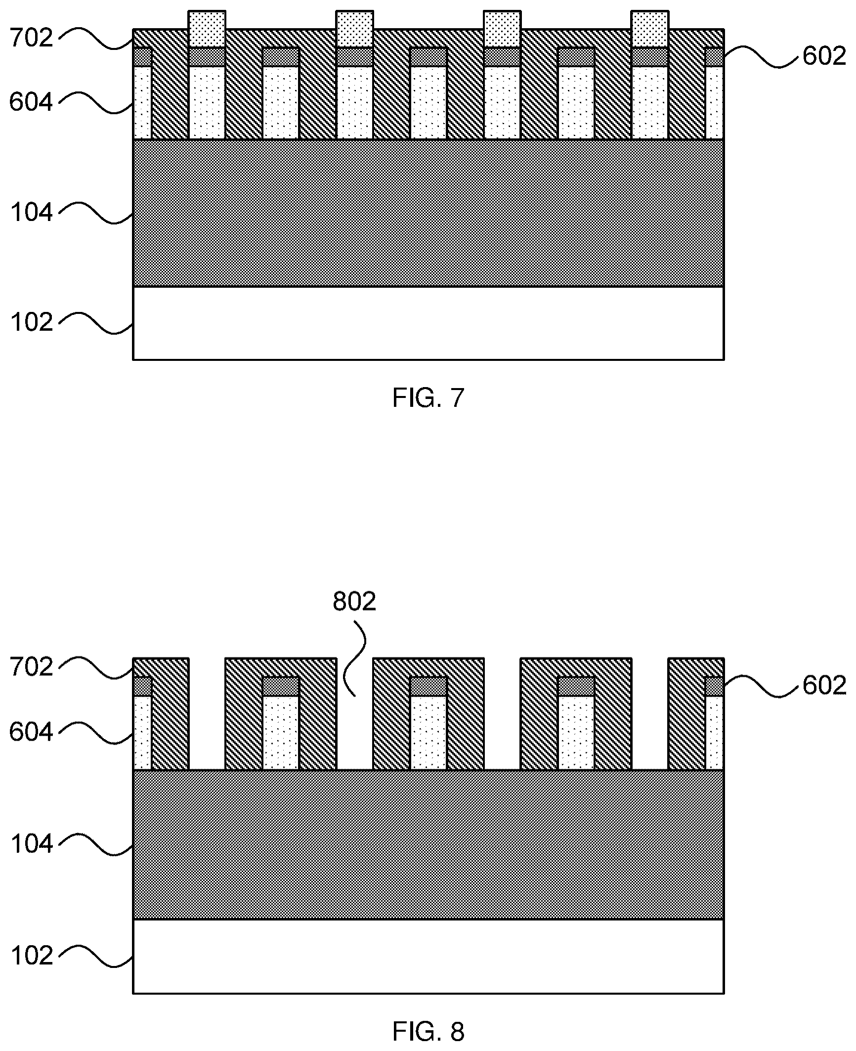 Patent US12322601 Figure 4 – Alternating hardmasks for tight-pitch line formation