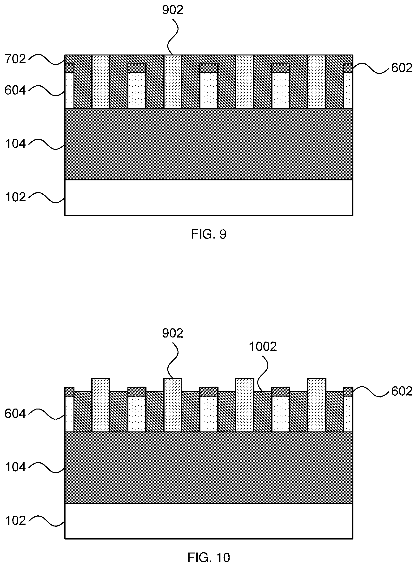 Patent US12322601 Figure 5 – Alternating hardmasks for tight-pitch line formation