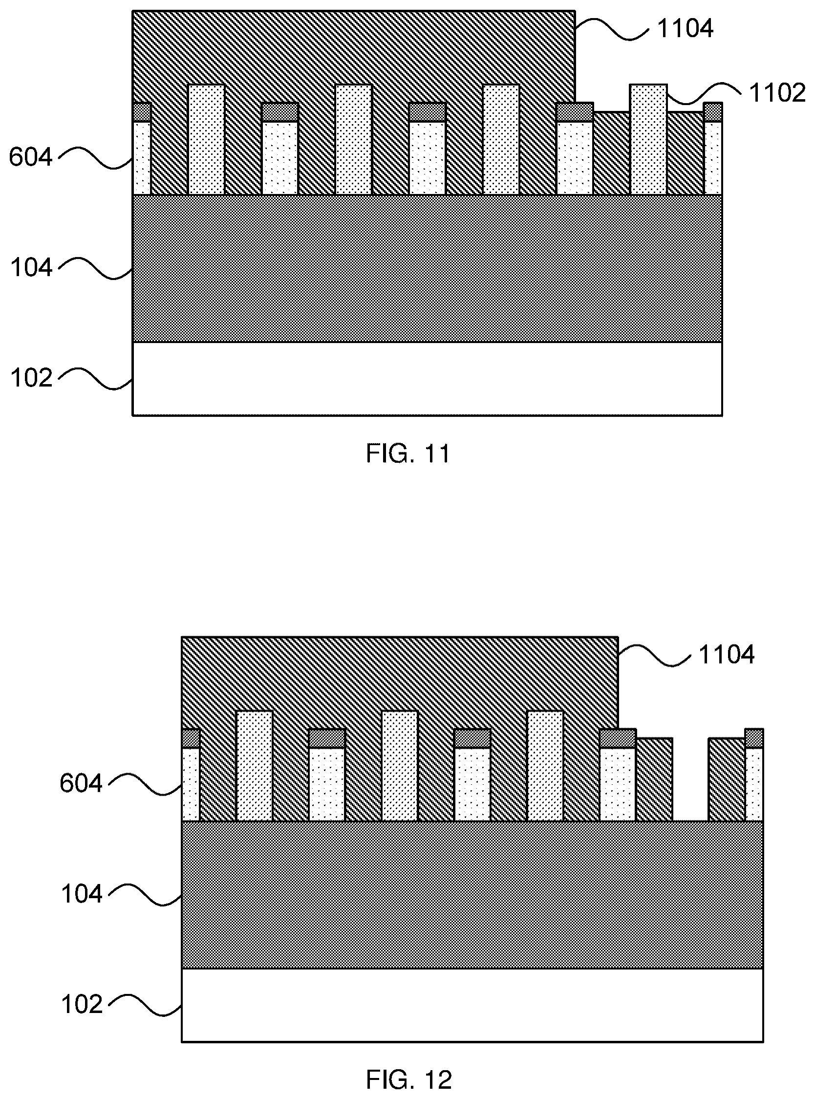 Patent US12322601 Figure 6 – Alternating hardmasks for tight-pitch line formation