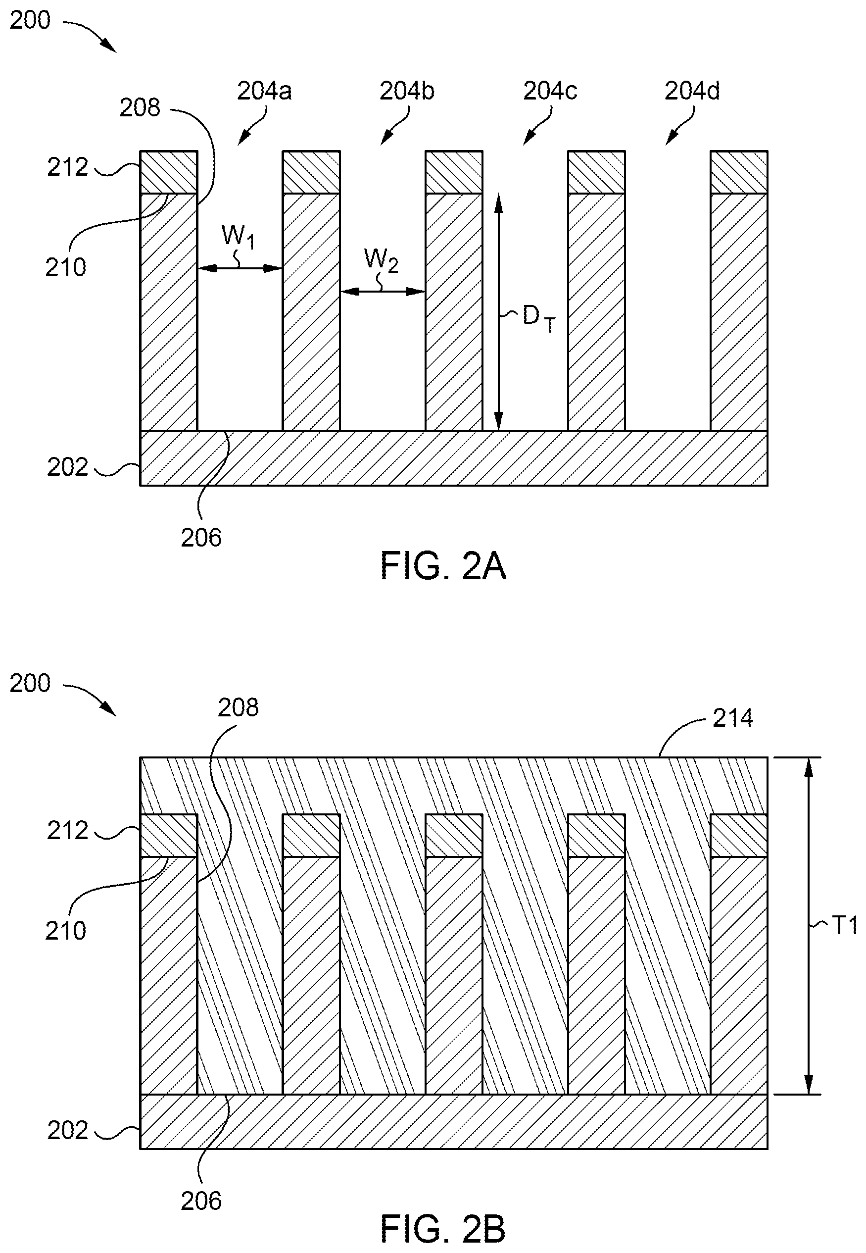 Patent US12322602 Figure 2 – Recessed metal etching methods
