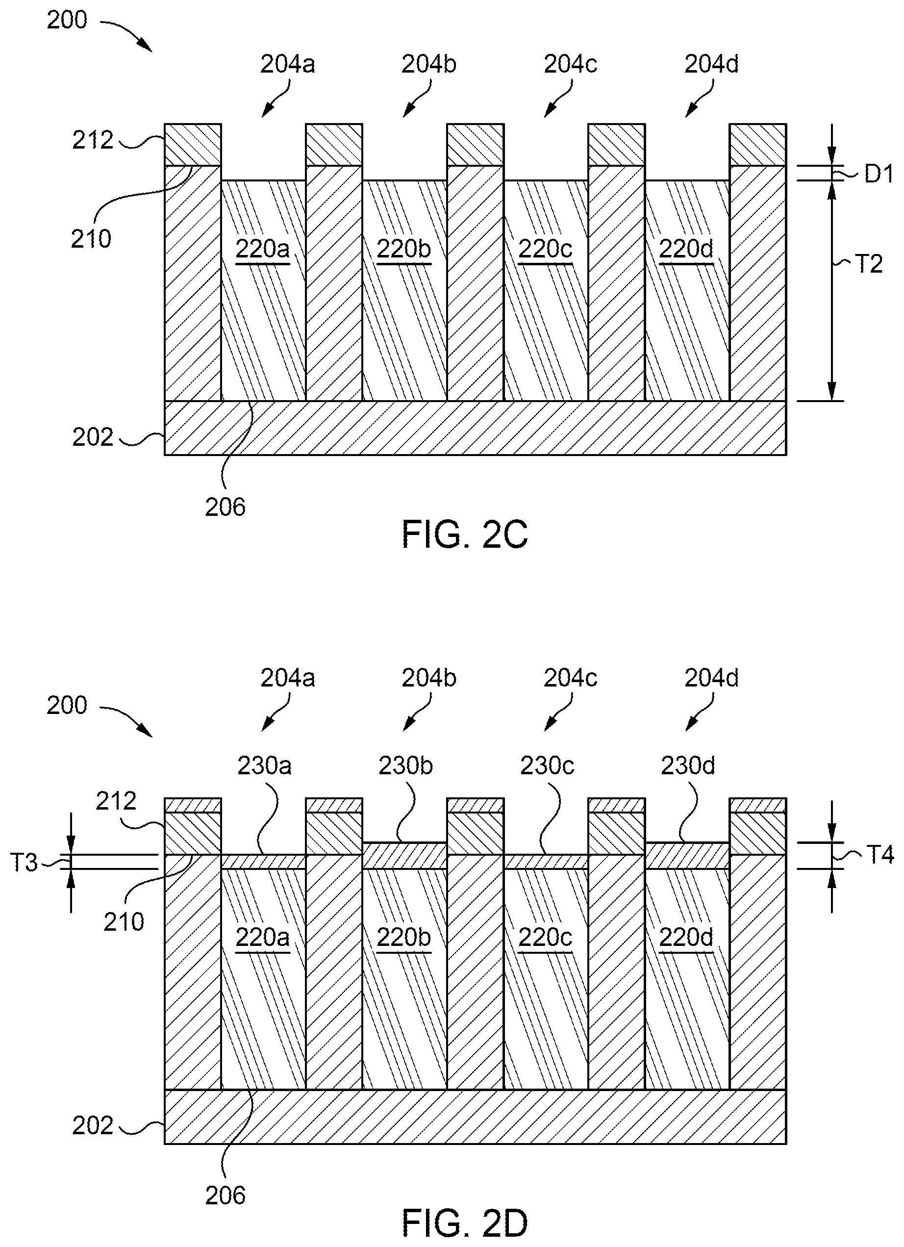 Patent US12322602 Figure 3 – Recessed metal etching methods