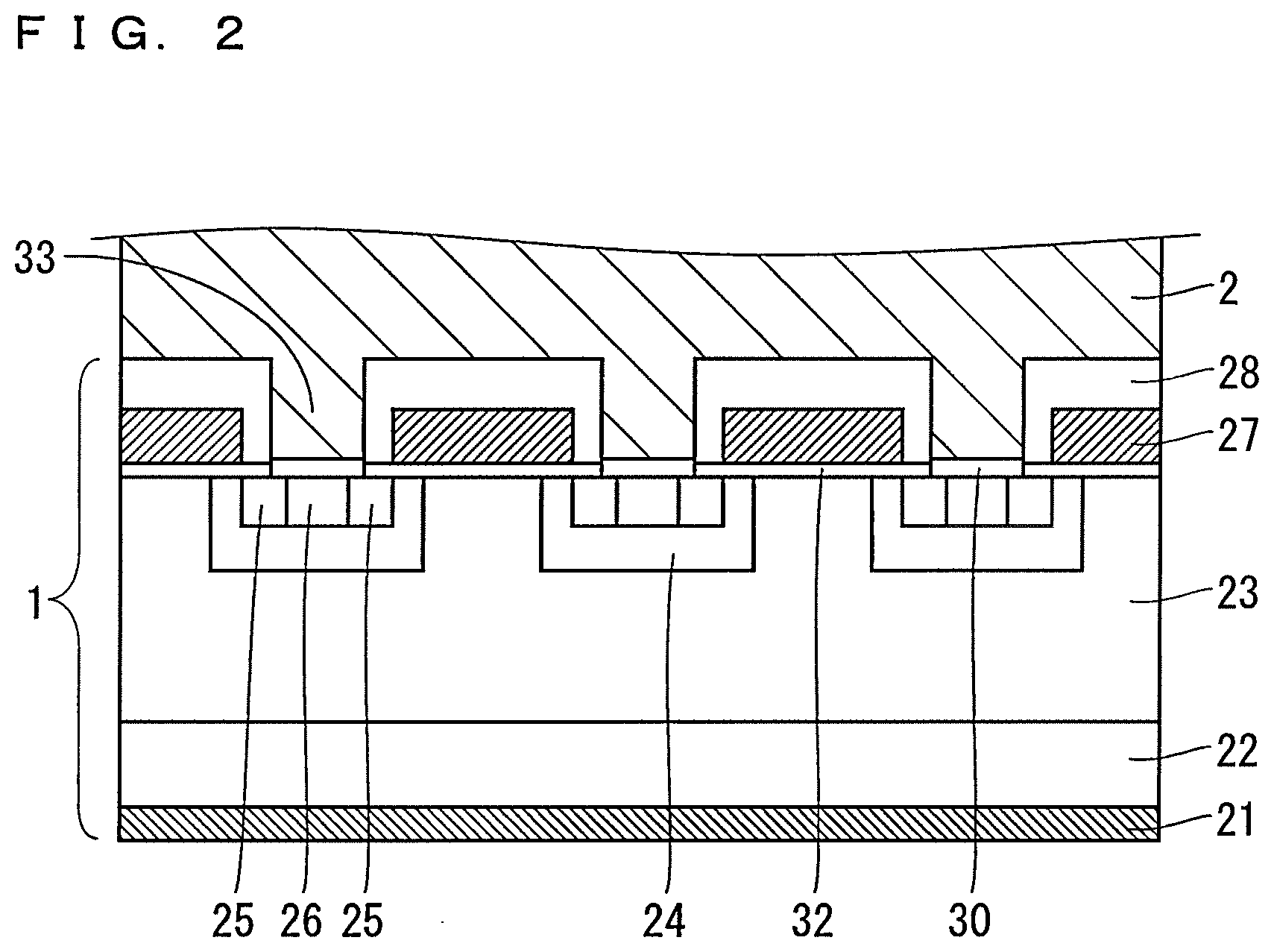 Patent US12322605 Figure 2 – Semiconductor device and method of manufacturing semiconductor device
