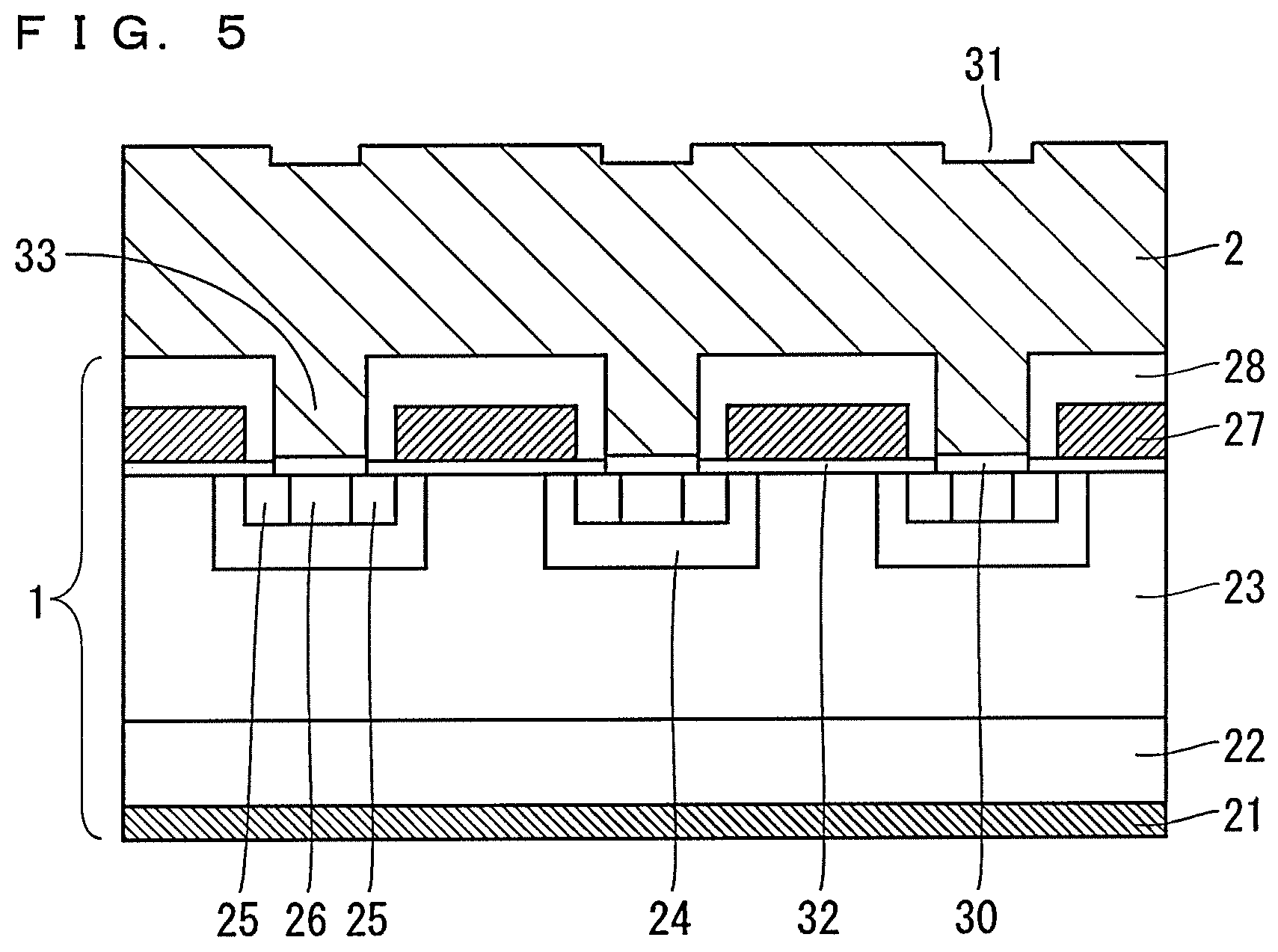 Patent US12322605 Figure 5 – Semiconductor device and method of manufacturing semiconductor device