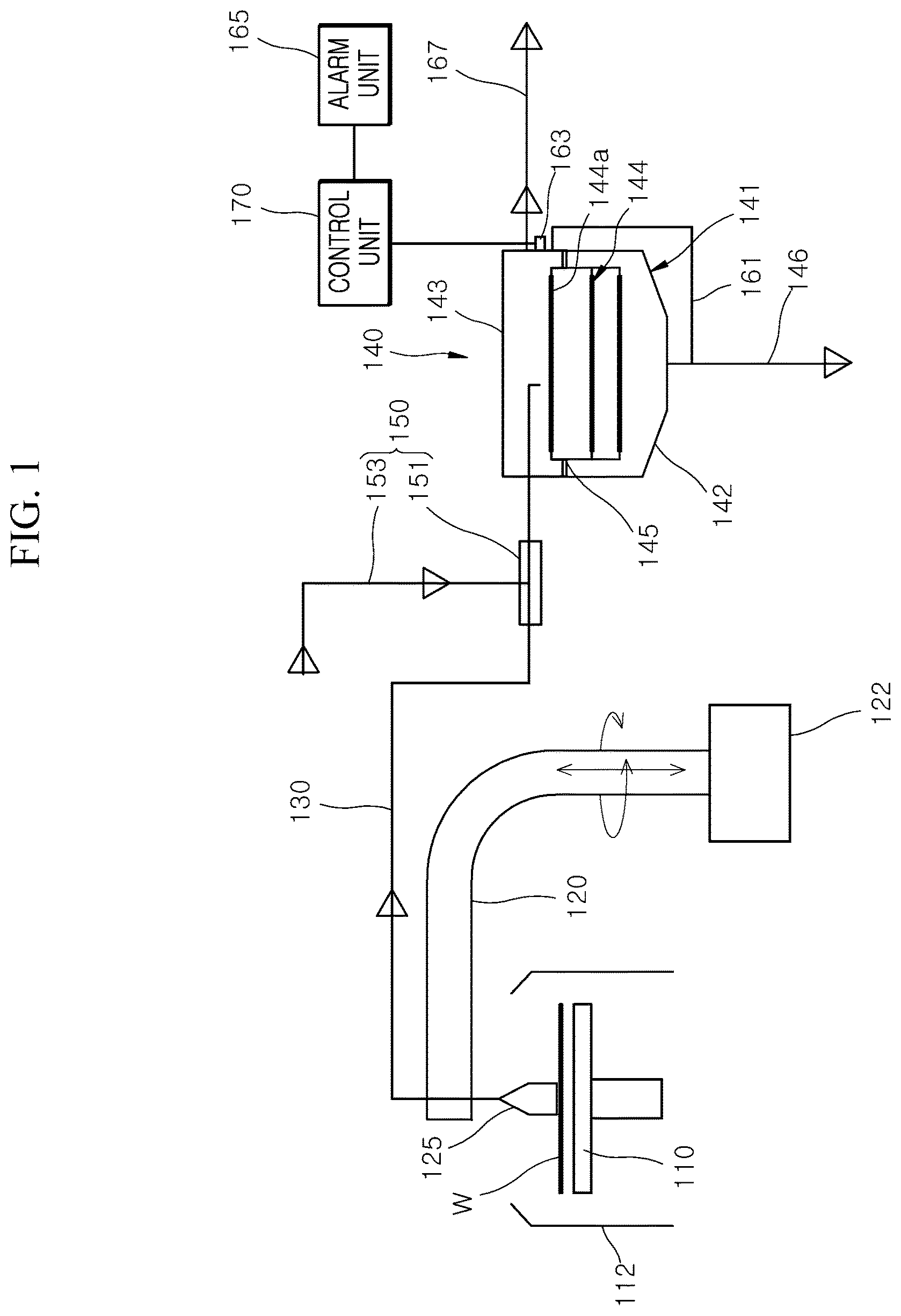 Patent US12322607 Figure 1 – Wafer processing apparatus and wafer processing method