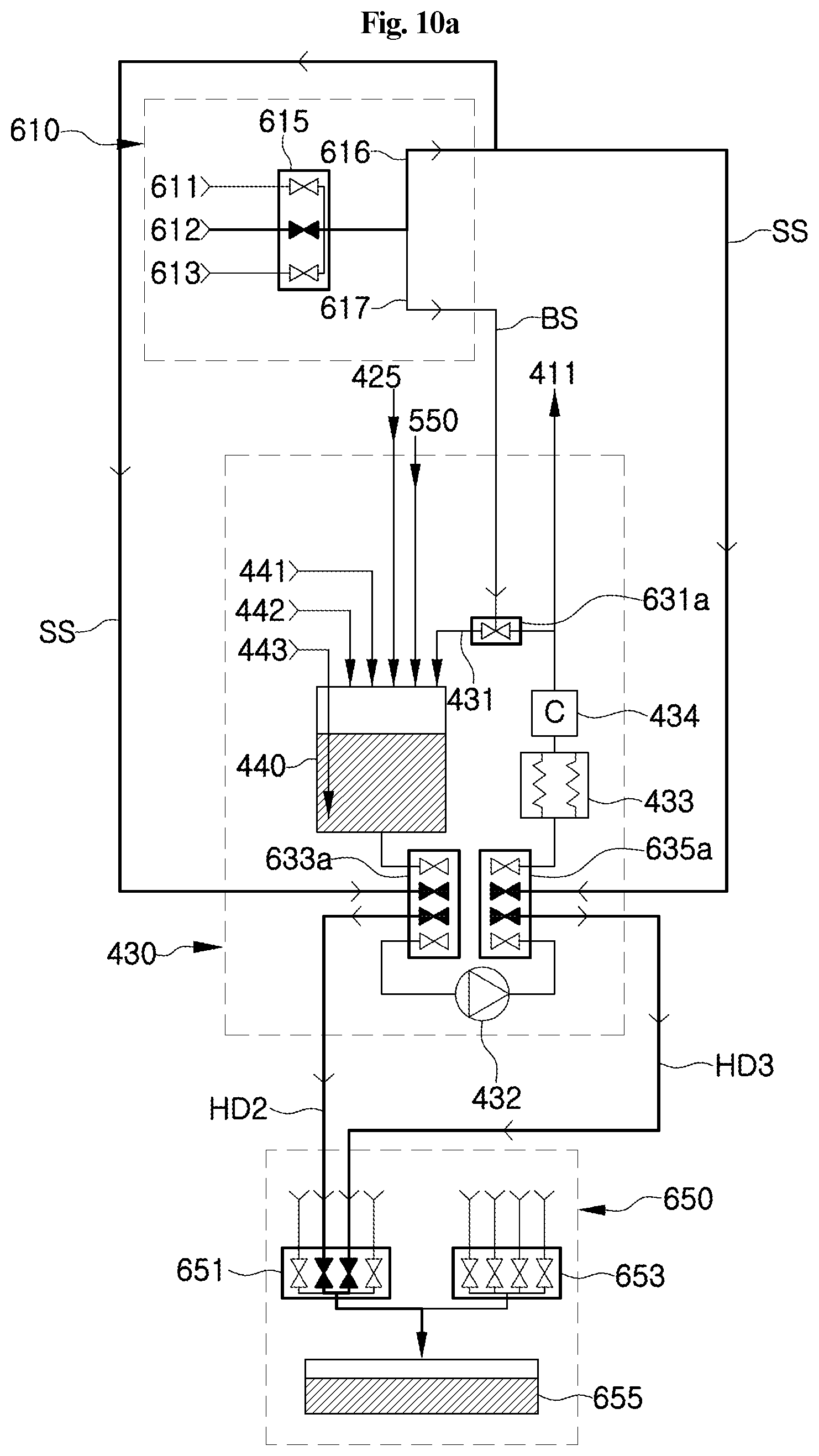Patent US12322610 Figure 13 – Processing liquid supply apparatus and method of removing solids from processing liquid supply apparatus
