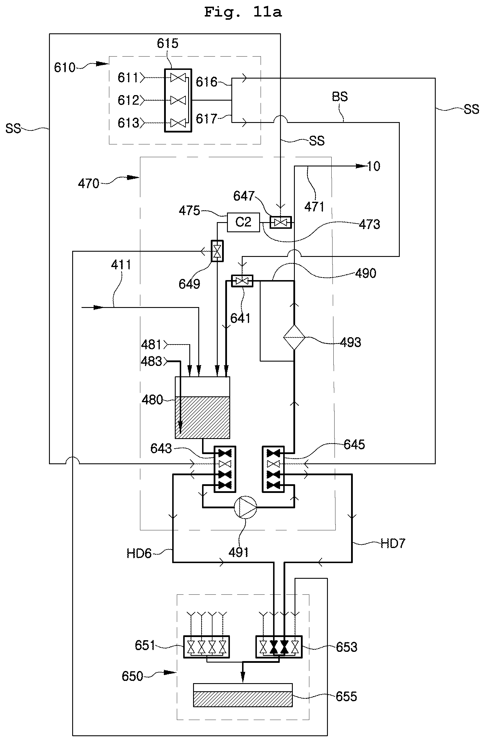 Patent US12322610 Figure 16 – Processing liquid supply apparatus and method of removing solids from processing liquid supply apparatus