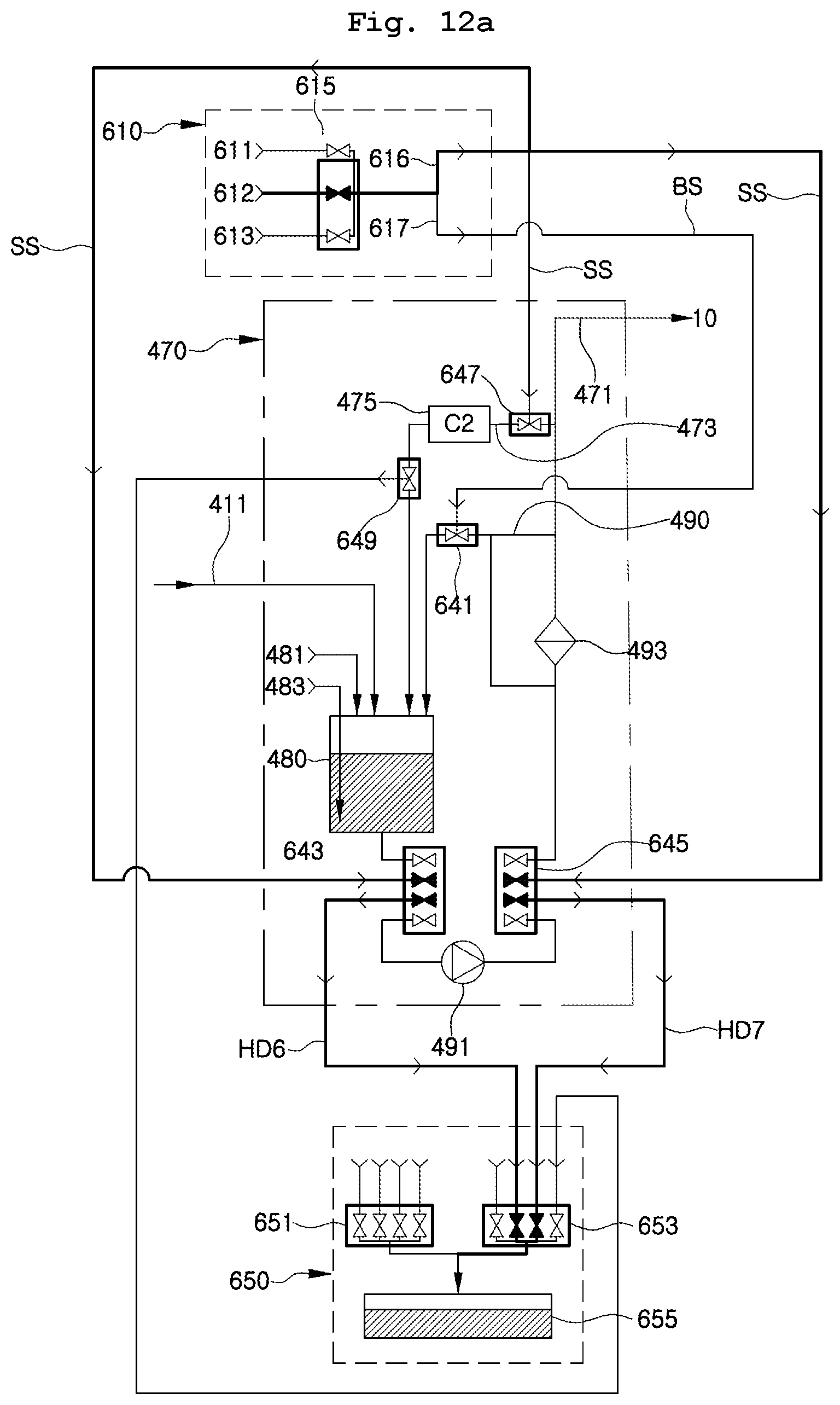 Patent US12322610 Figure 18 – Processing liquid supply apparatus and method of removing solids from processing liquid supply apparatus