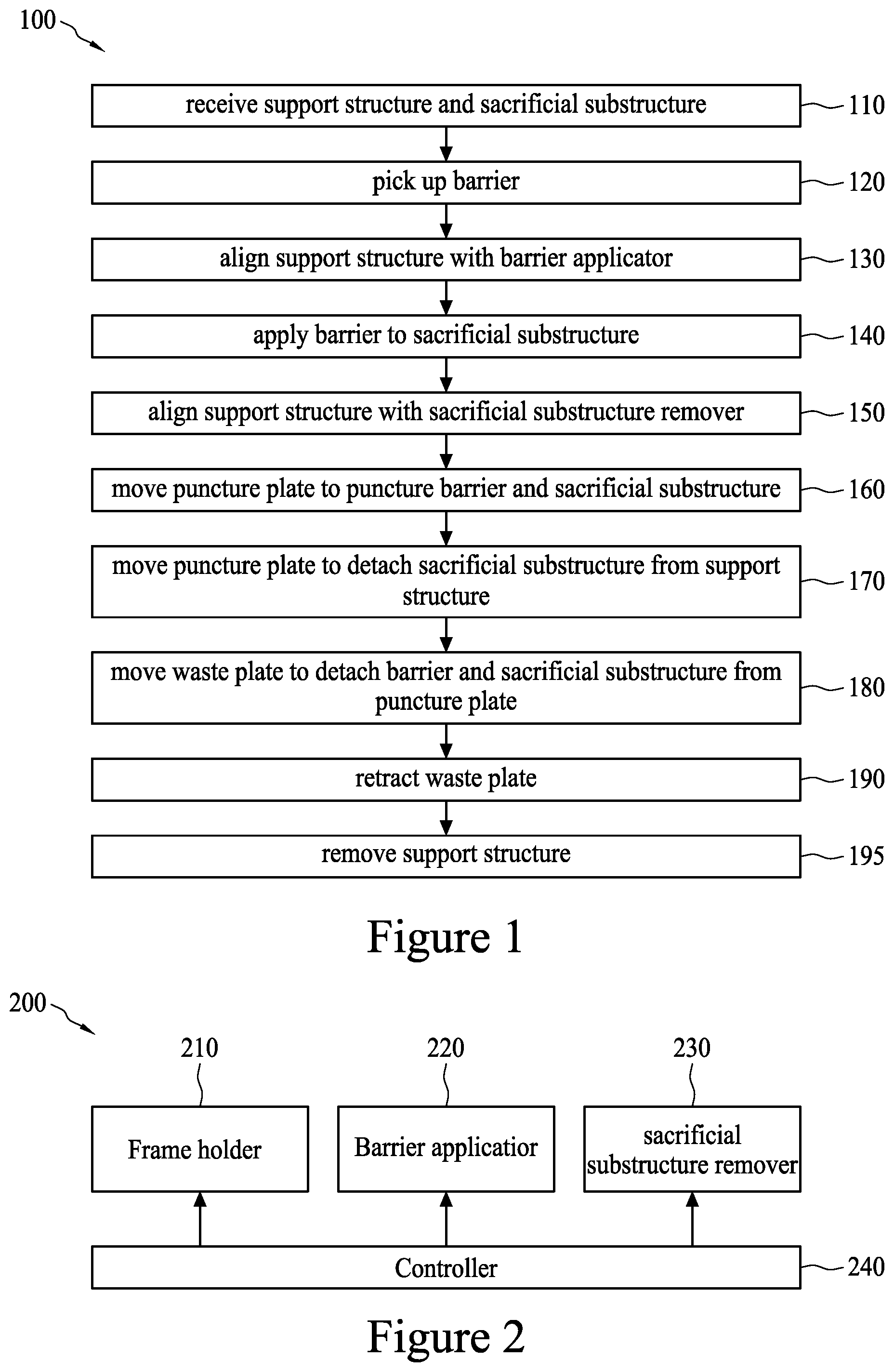 Patent US12322615 Figure 1 – De-tape tool