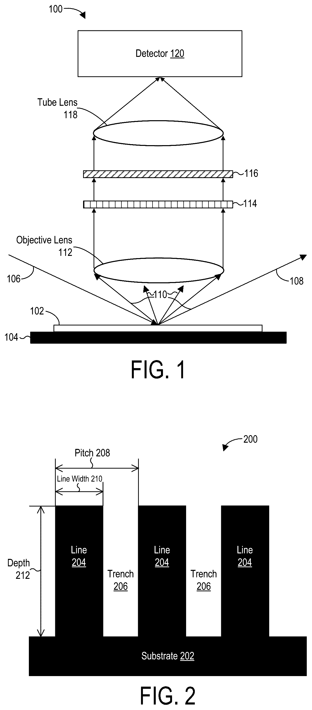 Patent US12322620 Figure 1 – Reflective waveplates for pupil polarization filtering