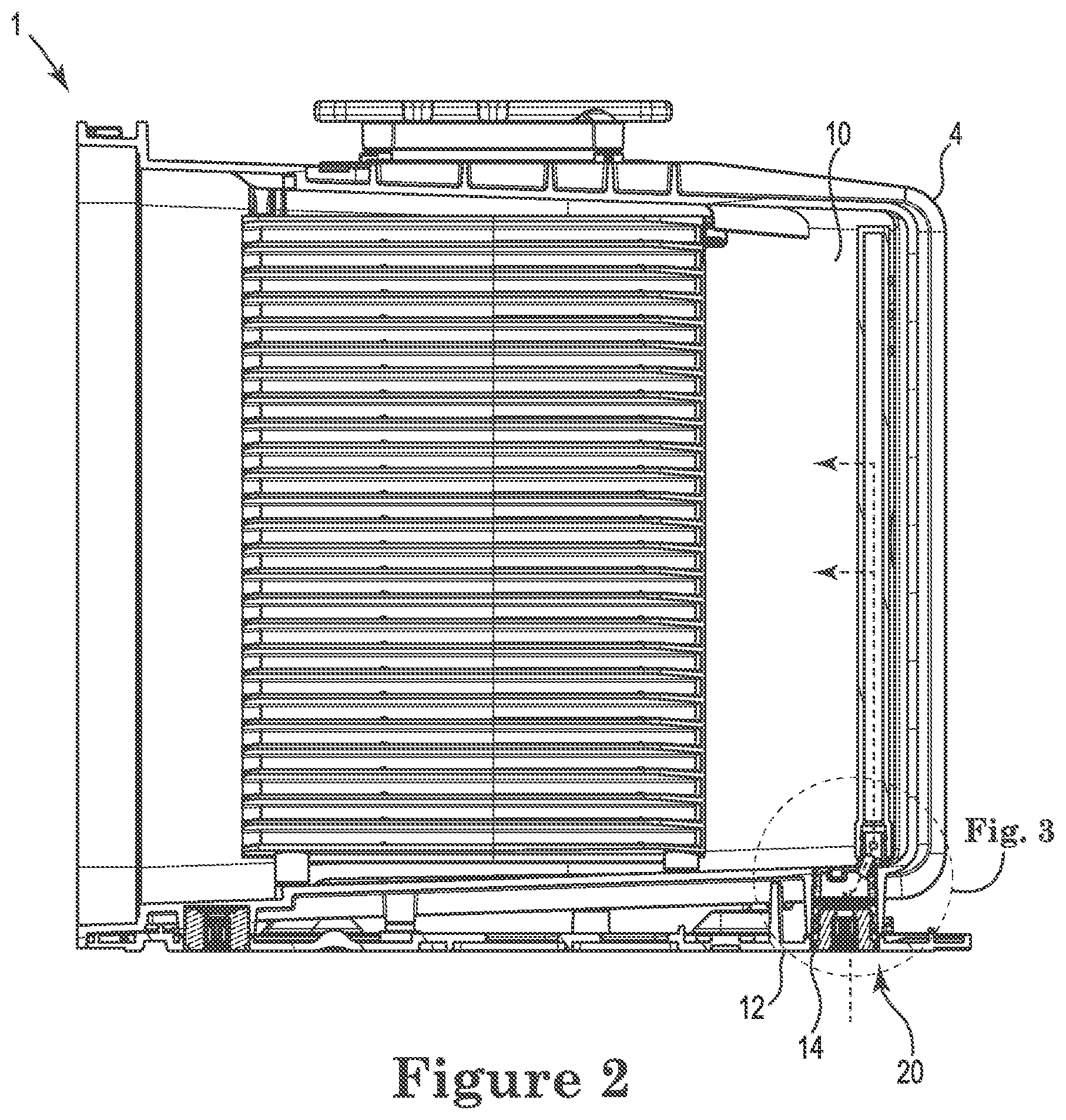 Patent US12322625 Figure 3 – Wafer container purge port assembly