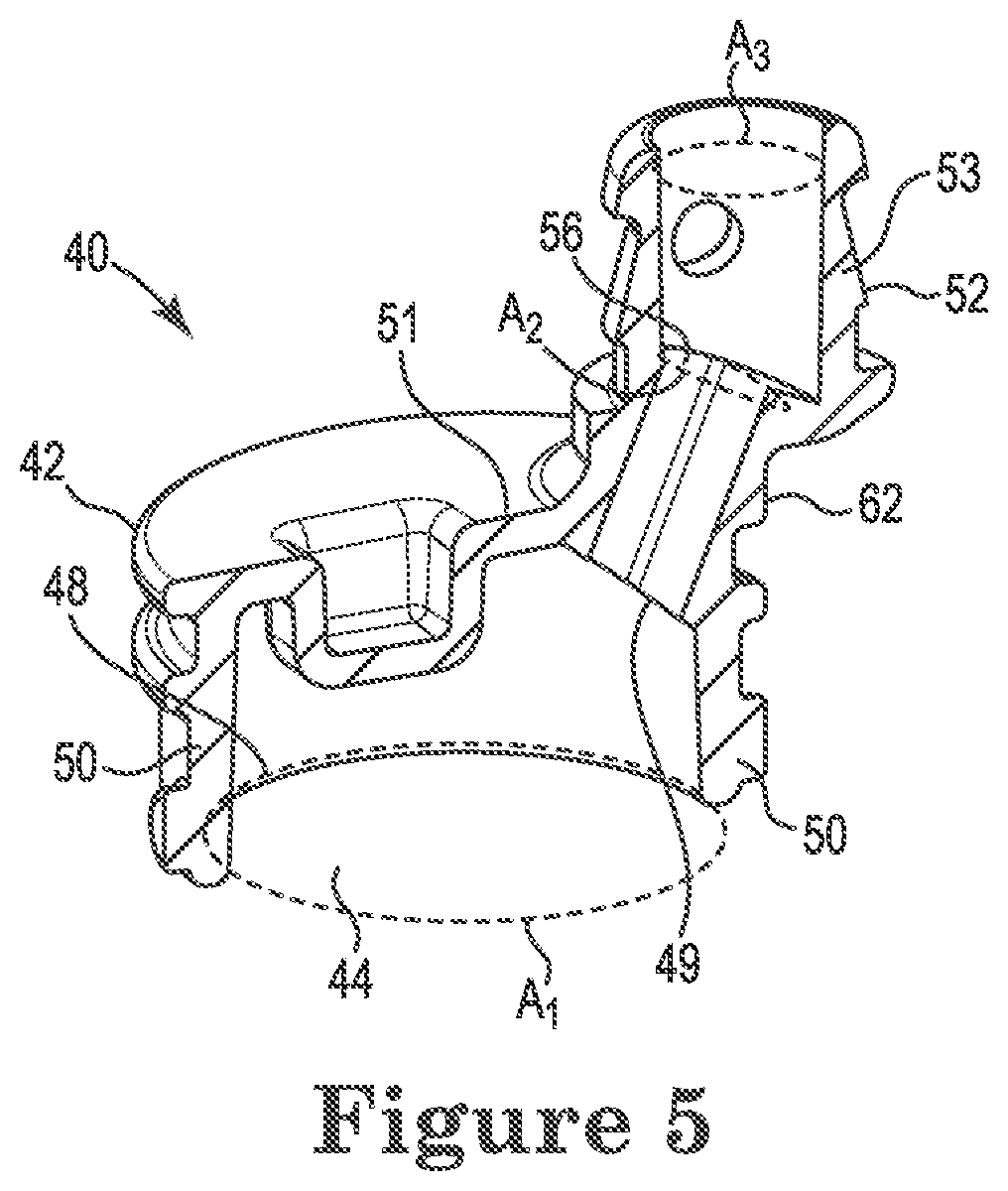 Patent US12322625 Figure 6 – Wafer container purge port assembly