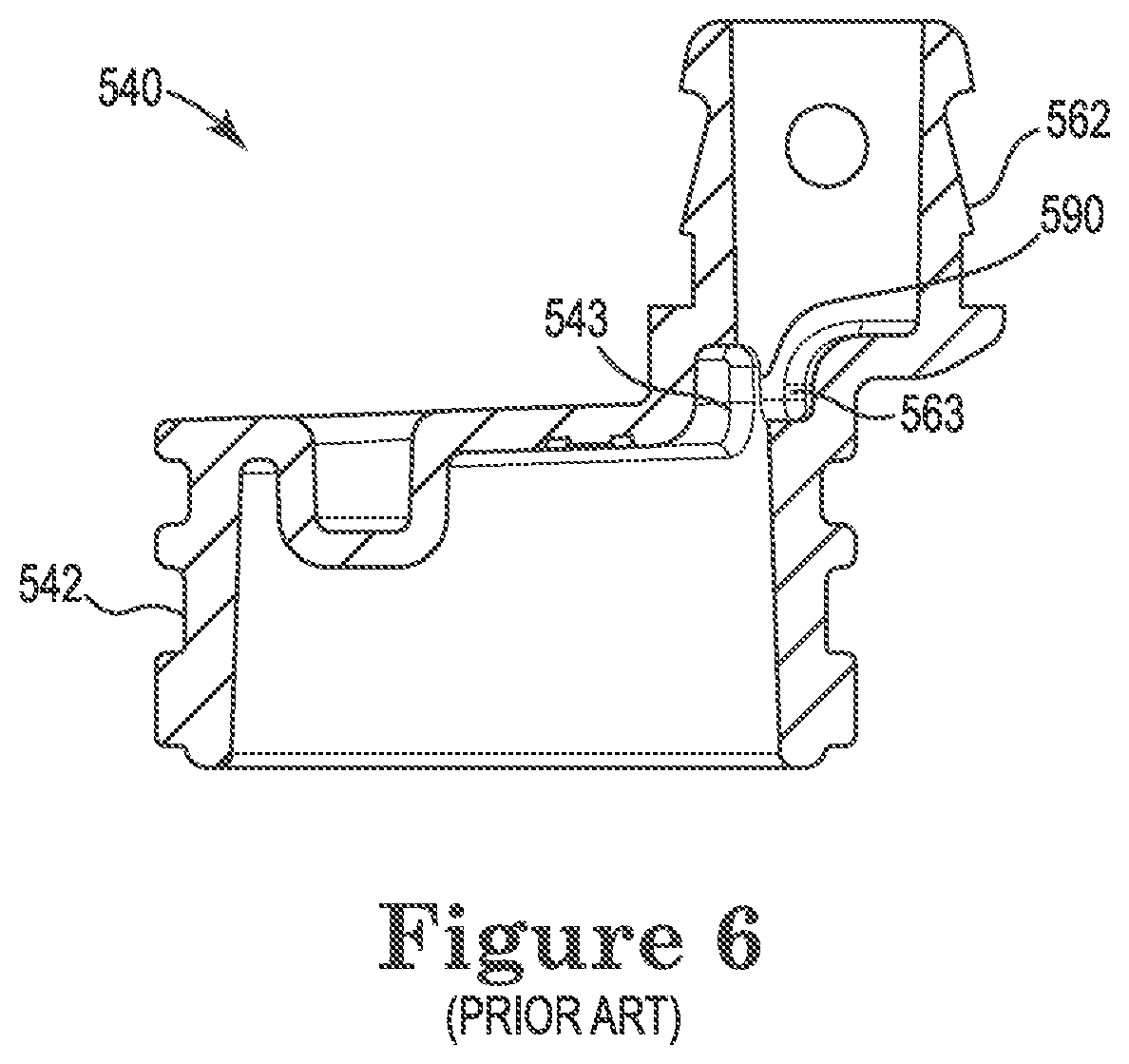 Patent US12322625 Figure 7 – Wafer container purge port assembly