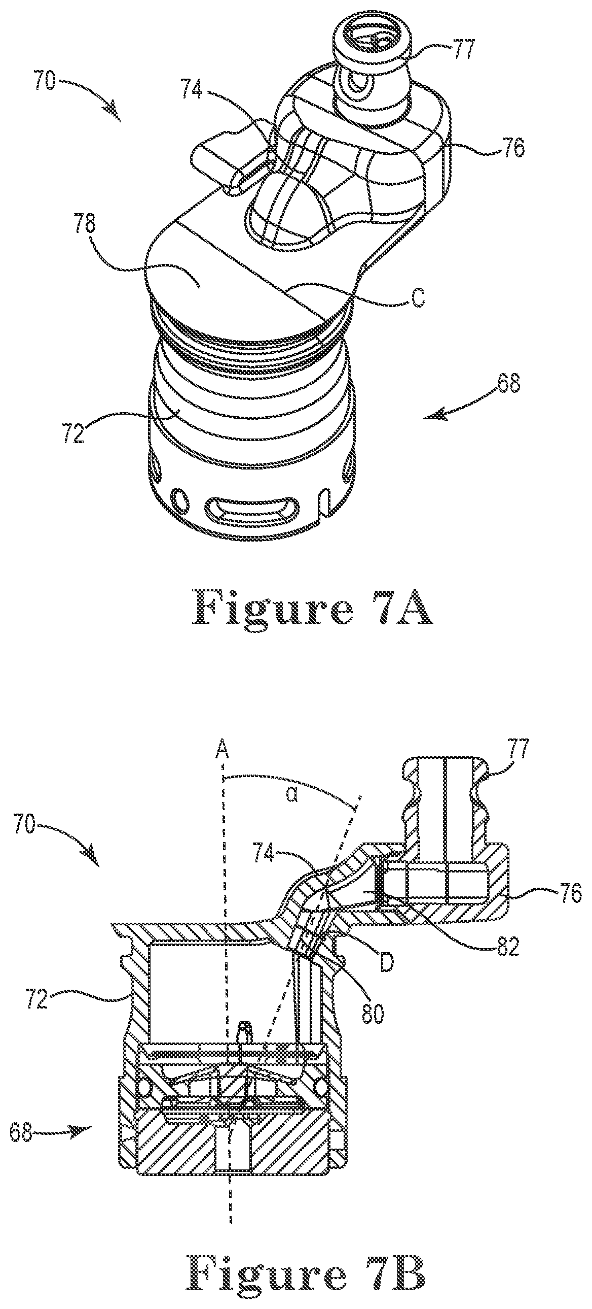Patent US12322625 Figure 8 – Wafer container purge port assembly