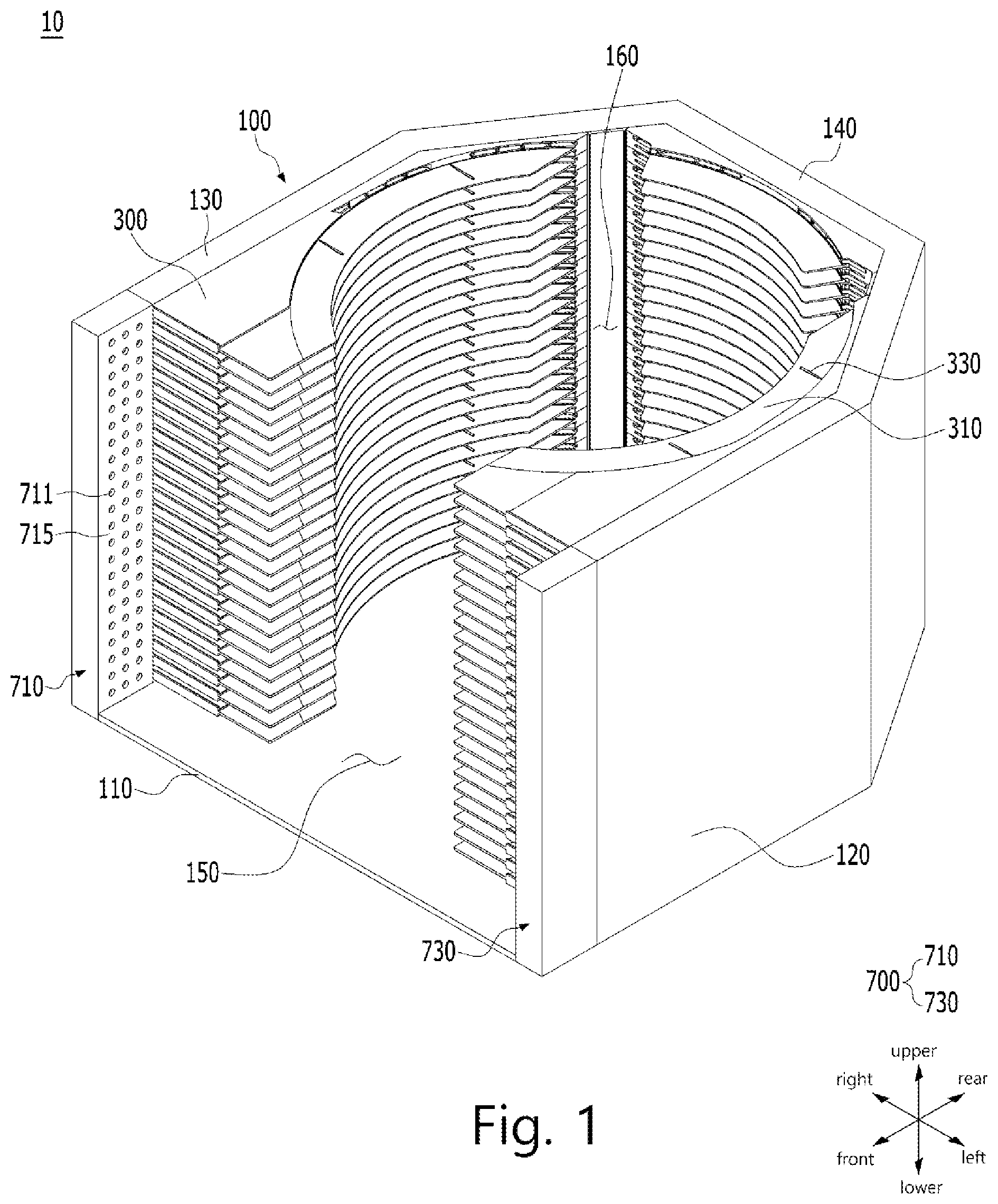 Patent US12322627 — Wafer storage container — Figure 1