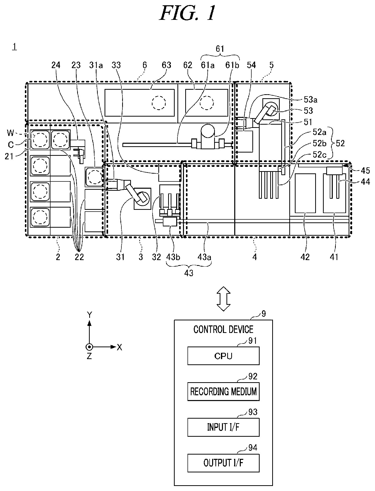 Patent US12322631 Figure 1 – Substrate processing system, substrate processing method, and recording medium