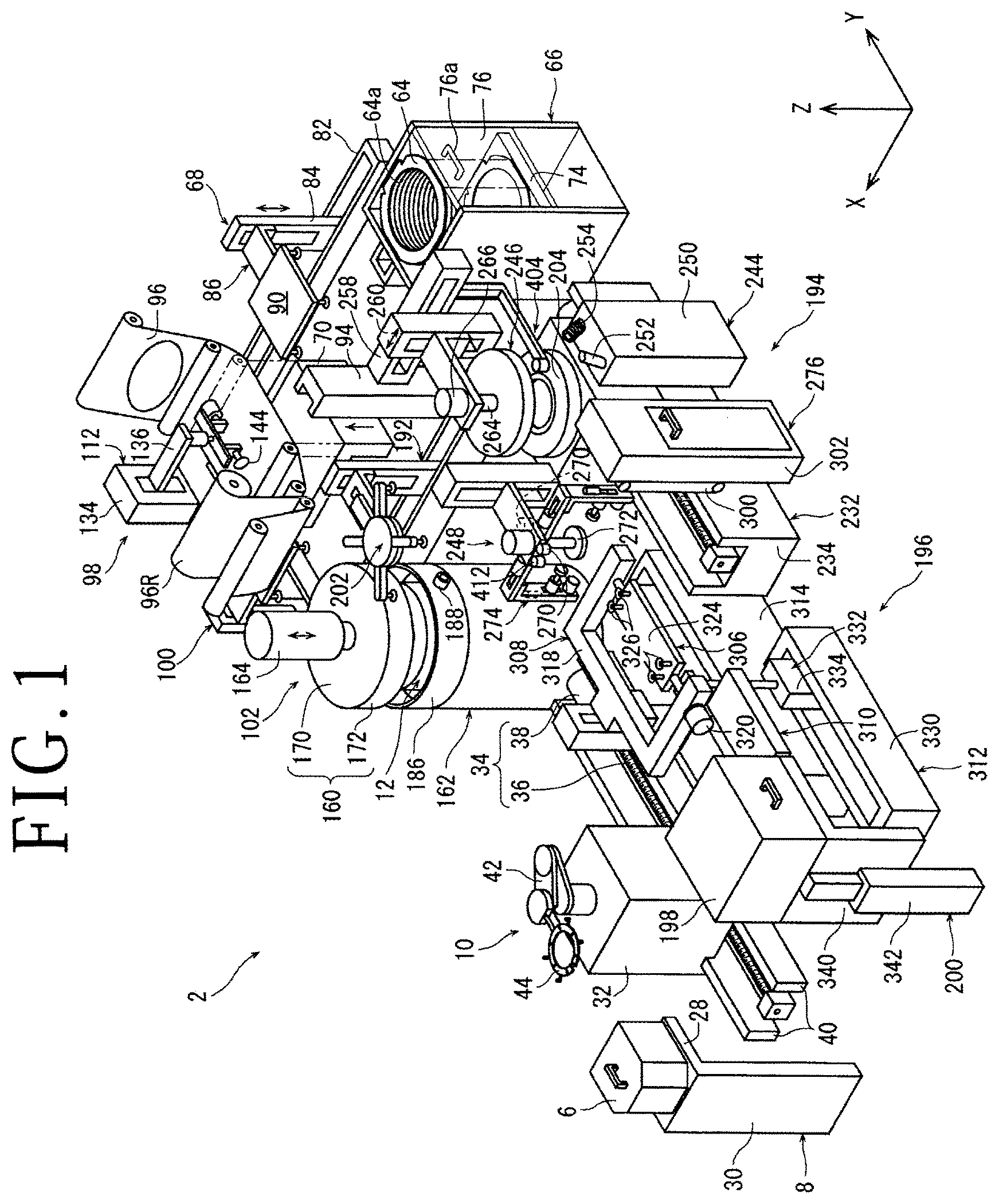 Patent US12322638 Figure 1 – Processing apparatus