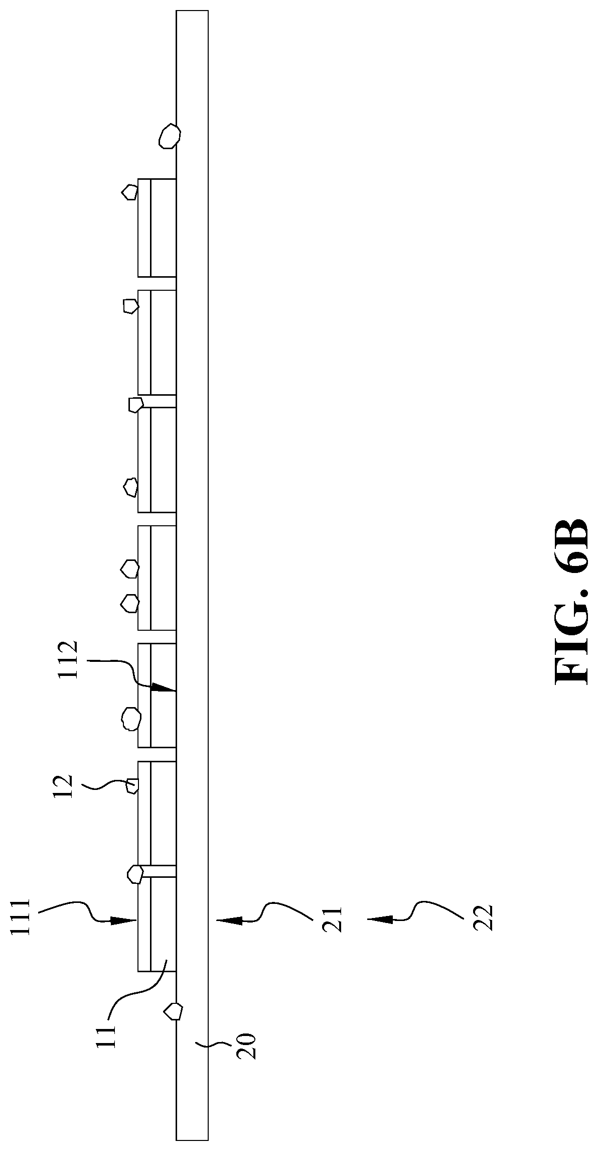Patent US12322639 Figure 8 – Hybrid bond method for fixing dies