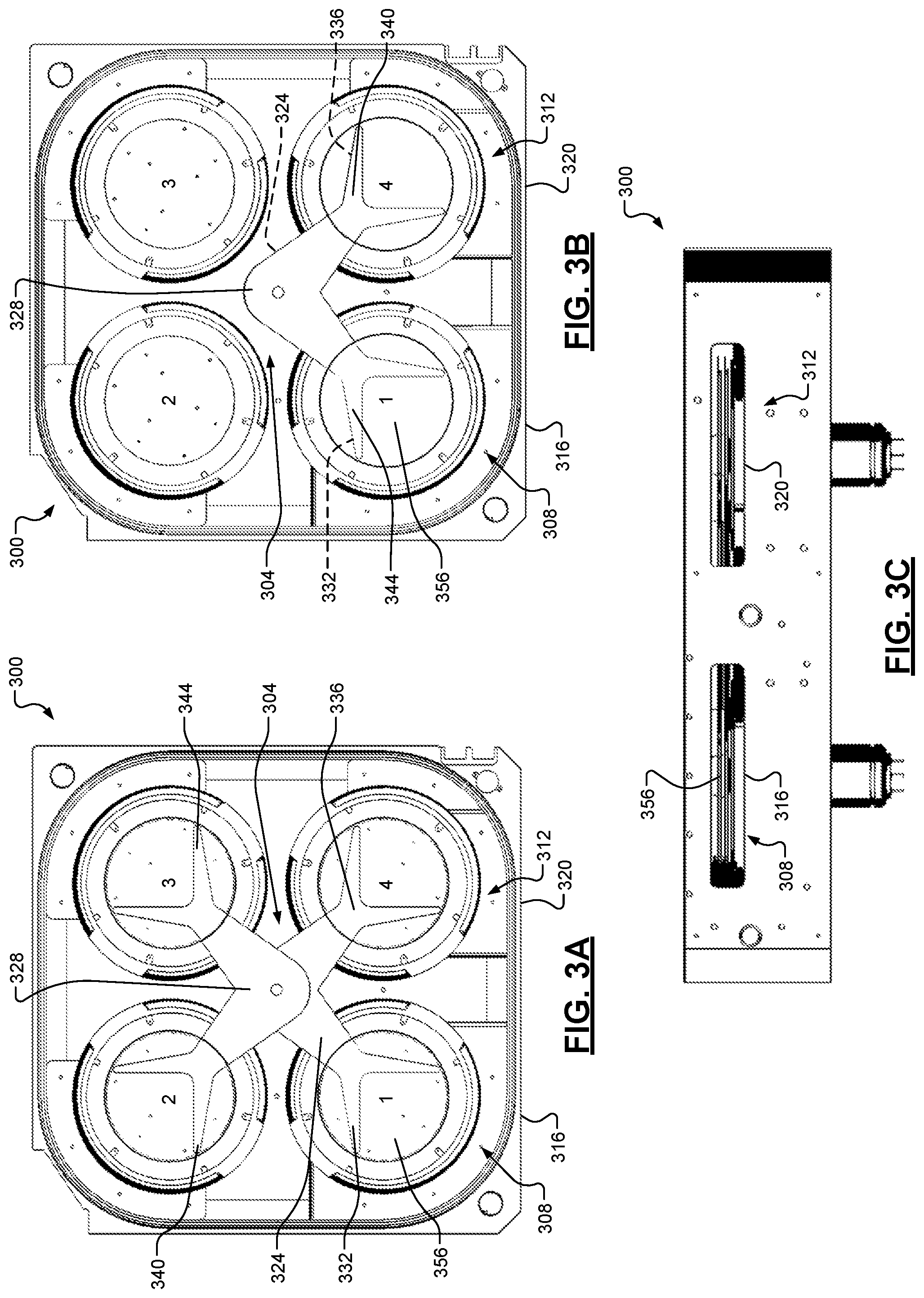 Patent US12322641 Figure 3 – Mechanical indexer for multi-station process module