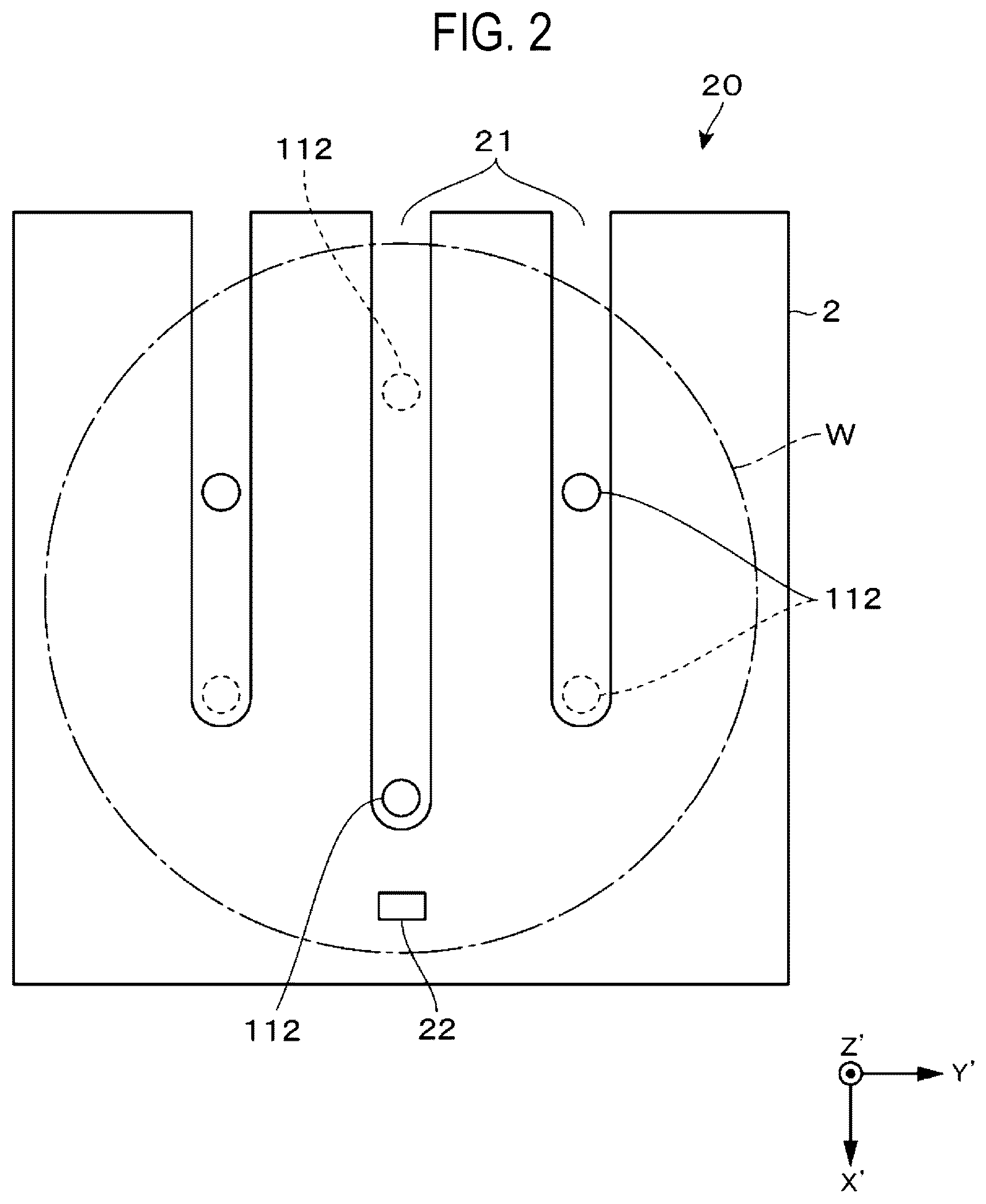 Patent US12322642 Figure 2 – Substrate transfer device and substrate transfer method