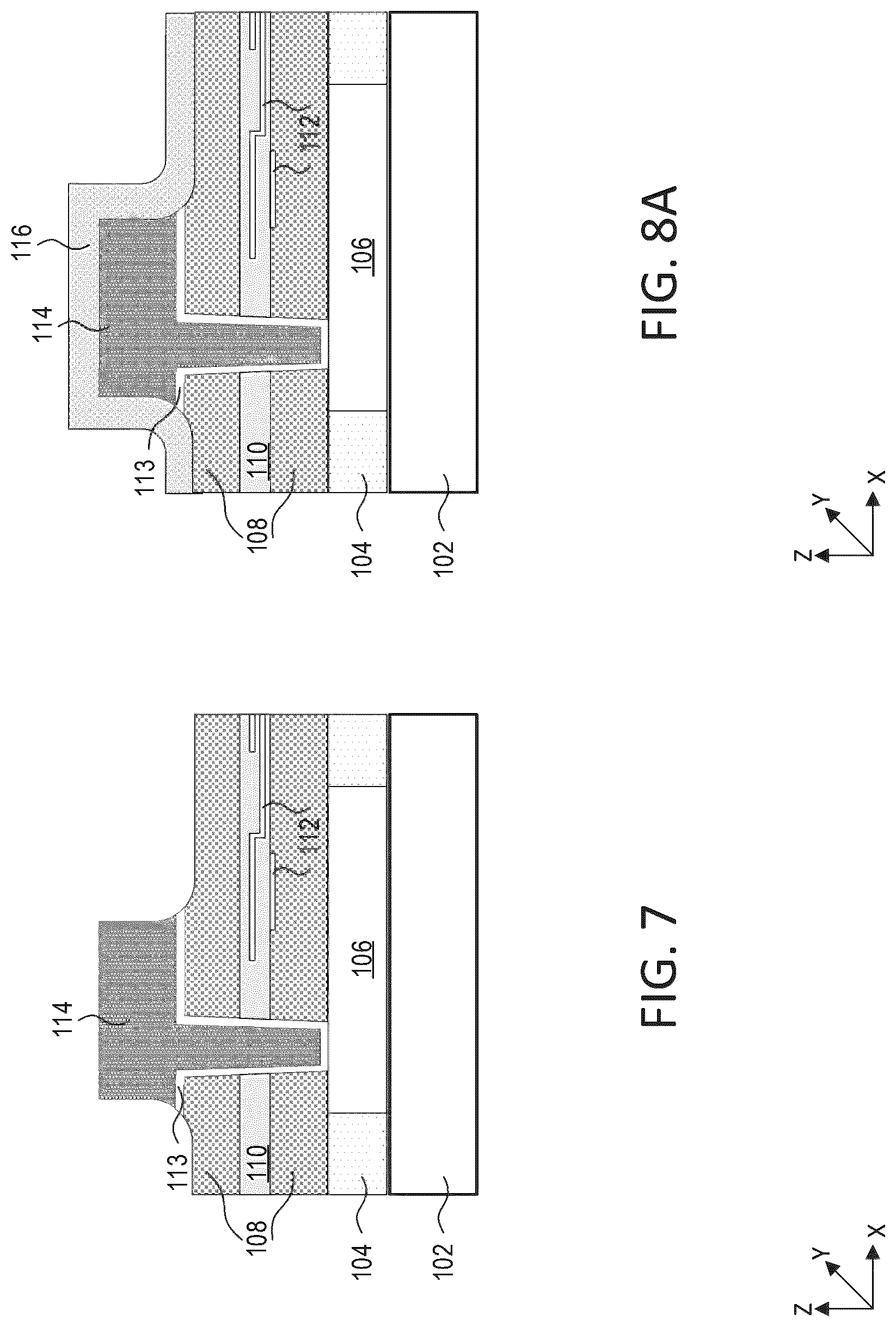 Patent US12322646 Figure 7 – Passivation layers with rounded corners