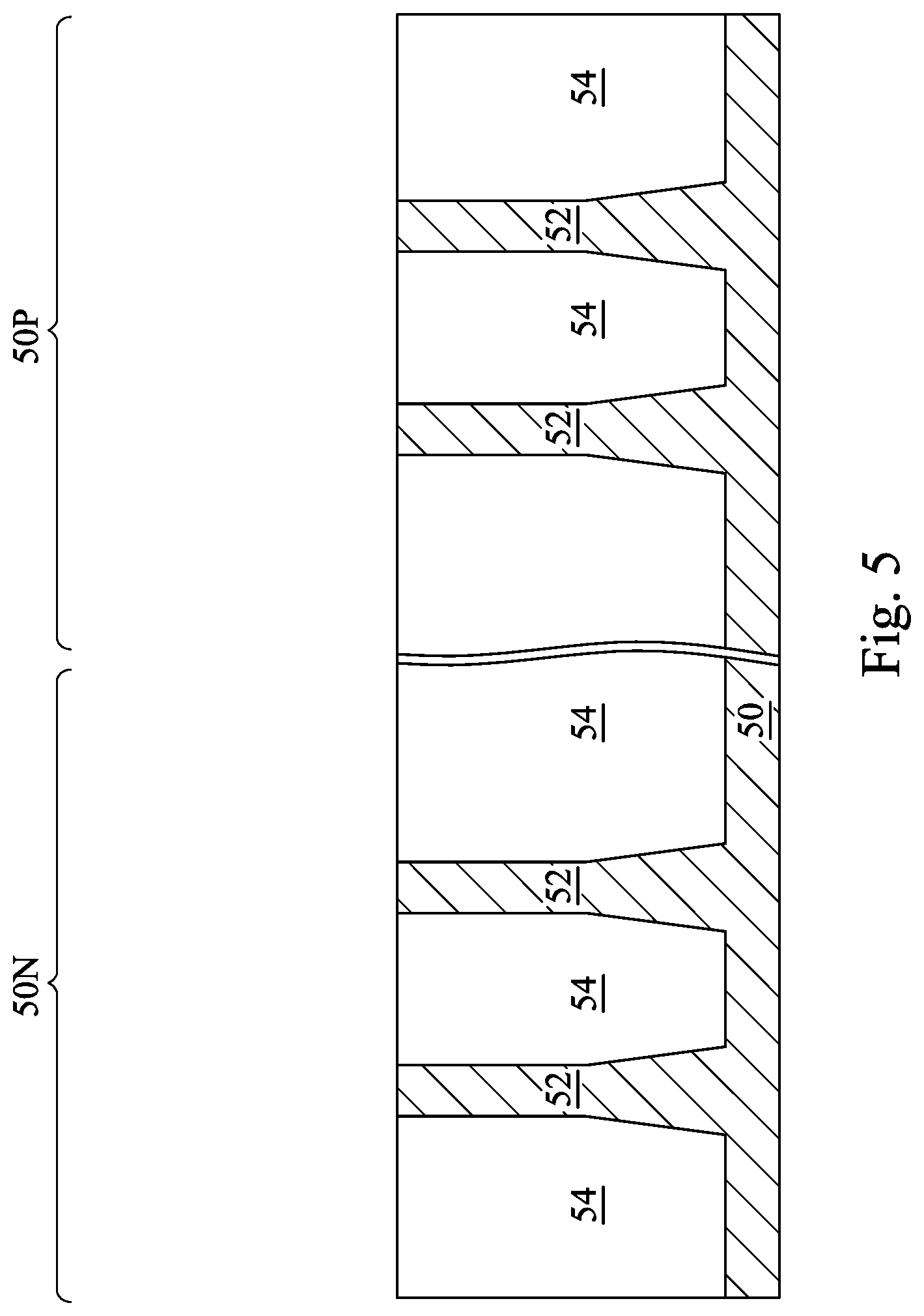 Patent US12322647 Figure 5 – Semiconductor devices and methods
