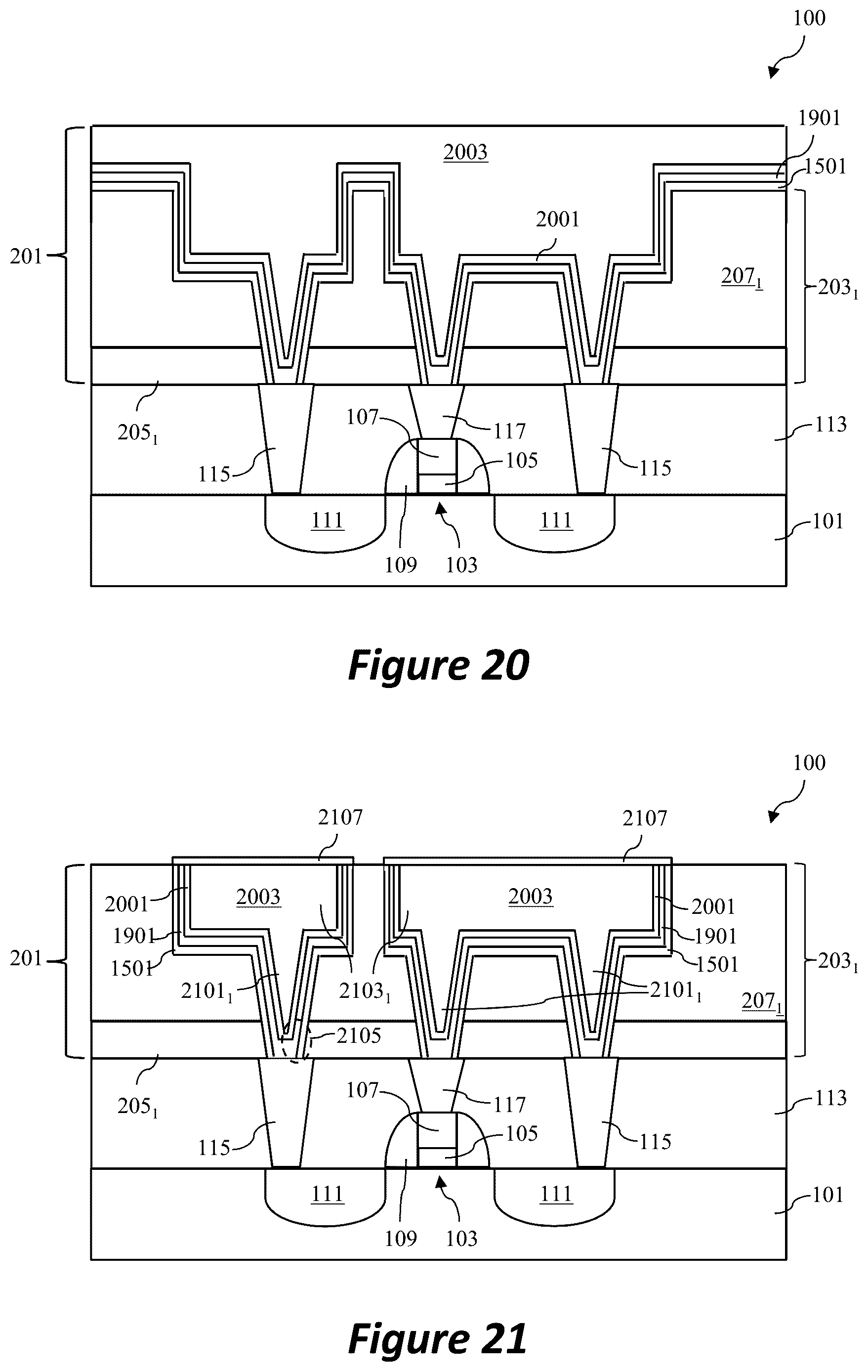 Patent US12322649 Figure 14 – Interconnect structure of semiconductor device