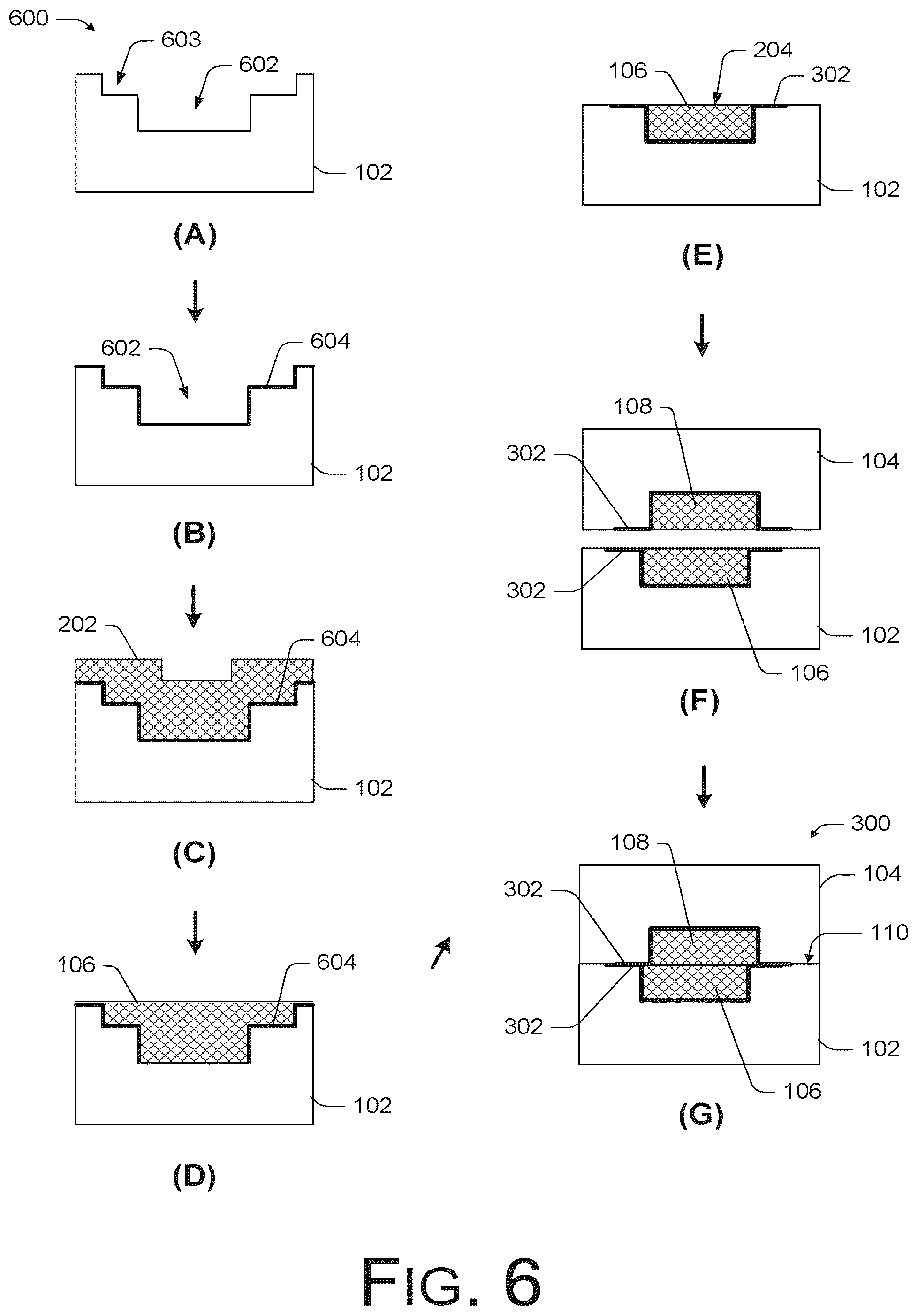 Patent US12322650 Figure 6 – Diffusion barrier for interconnects
