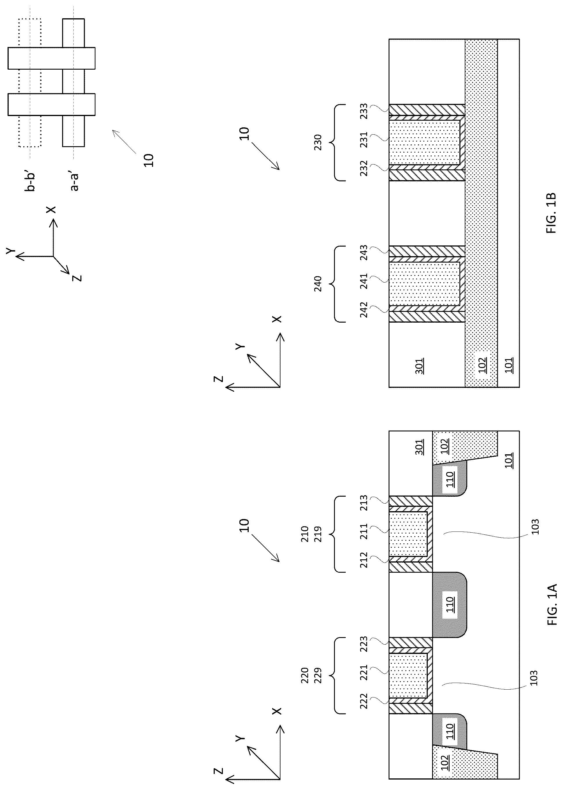 Patent US12322652 Figure 1 – Local interconnect for cross coupling