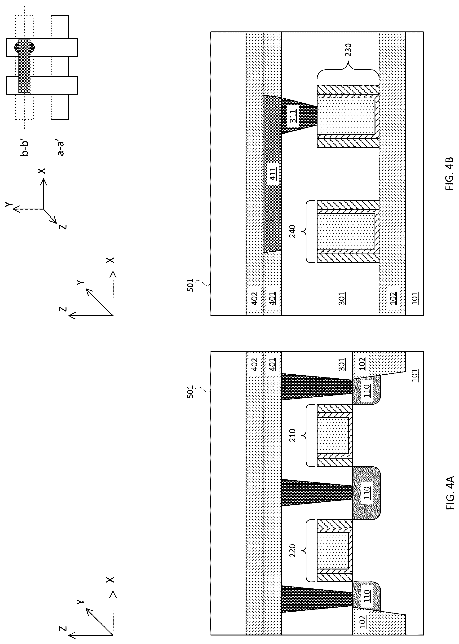 Patent US12322652 Figure 4 – Local interconnect for cross coupling