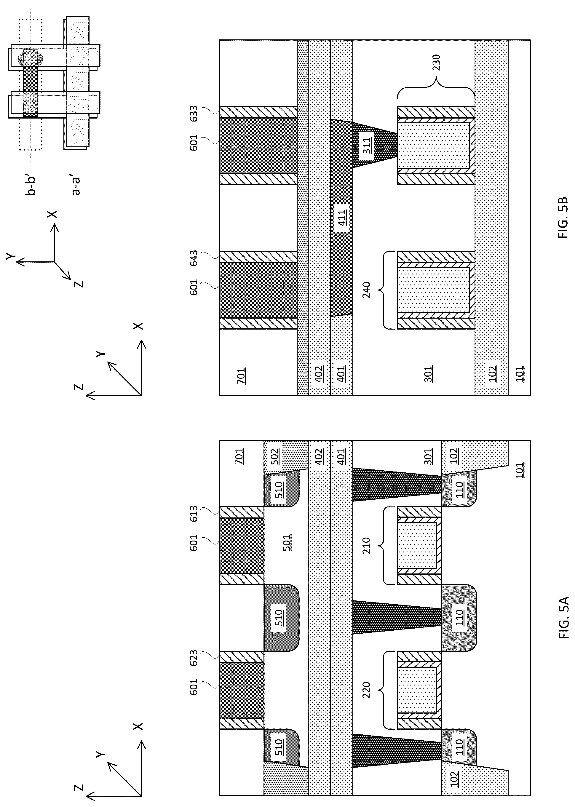 Patent US12322652 Figure 5 – Local interconnect for cross coupling