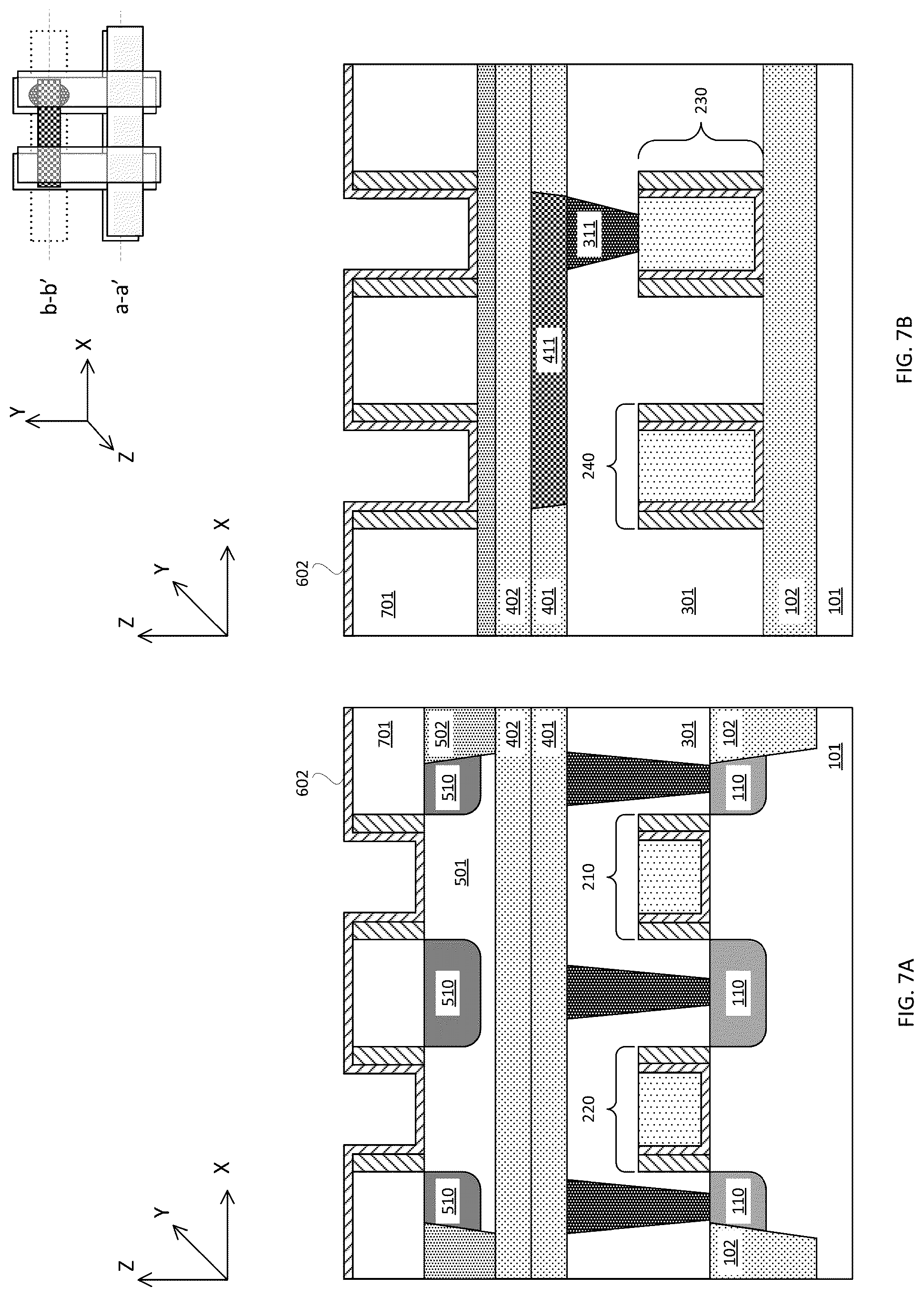 Patent US12322652 Figure 7 – Local interconnect for cross coupling