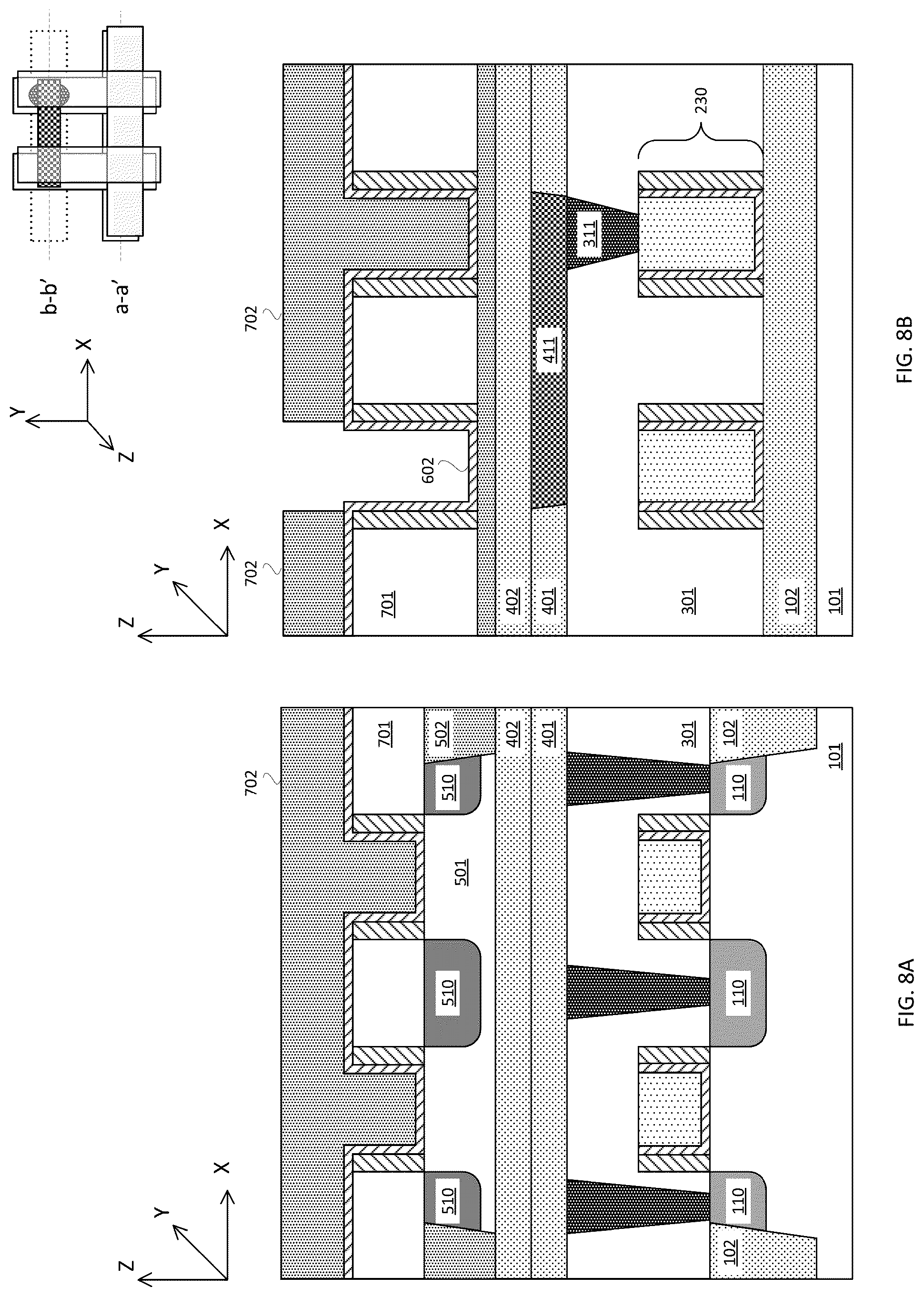 Patent US12322652 Figure 8 – Local interconnect for cross coupling