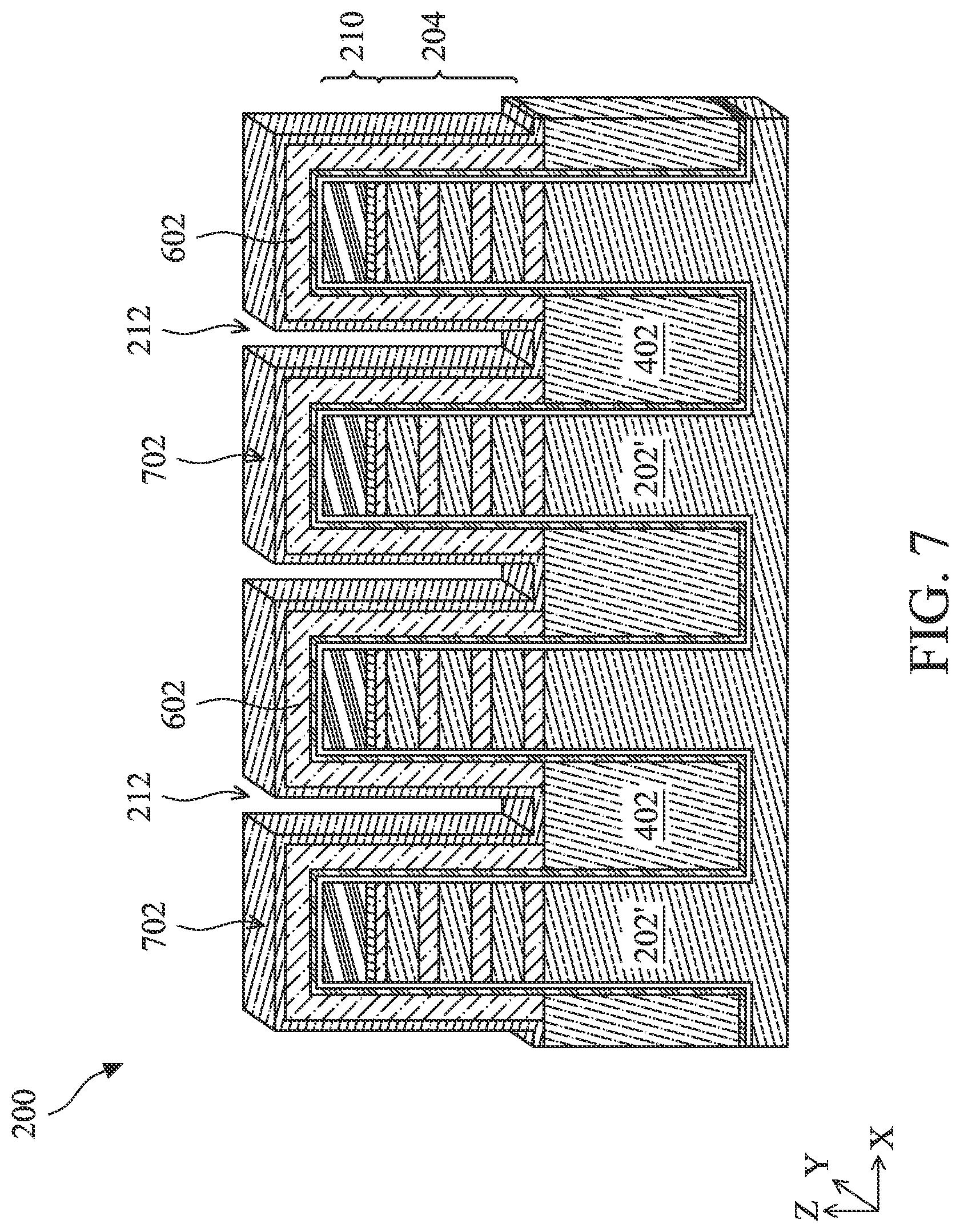 Patent US12322653 Figure 7 – Self-aligned metal gate for multigate device and method of forming thereof