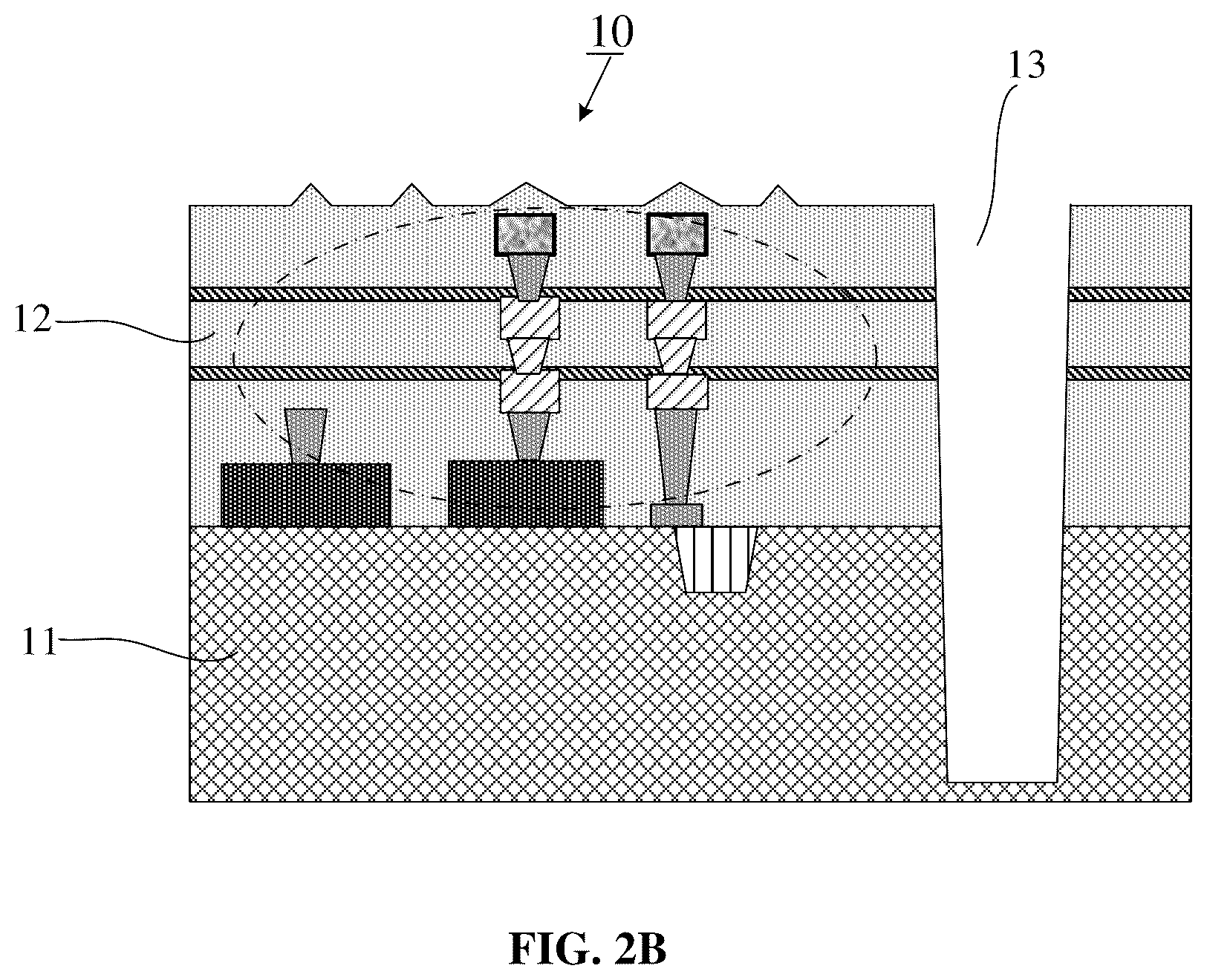 Patent US12322654 Figure 5 – Semiconductor structure, method for forming same, and wafer on wafer bonding method