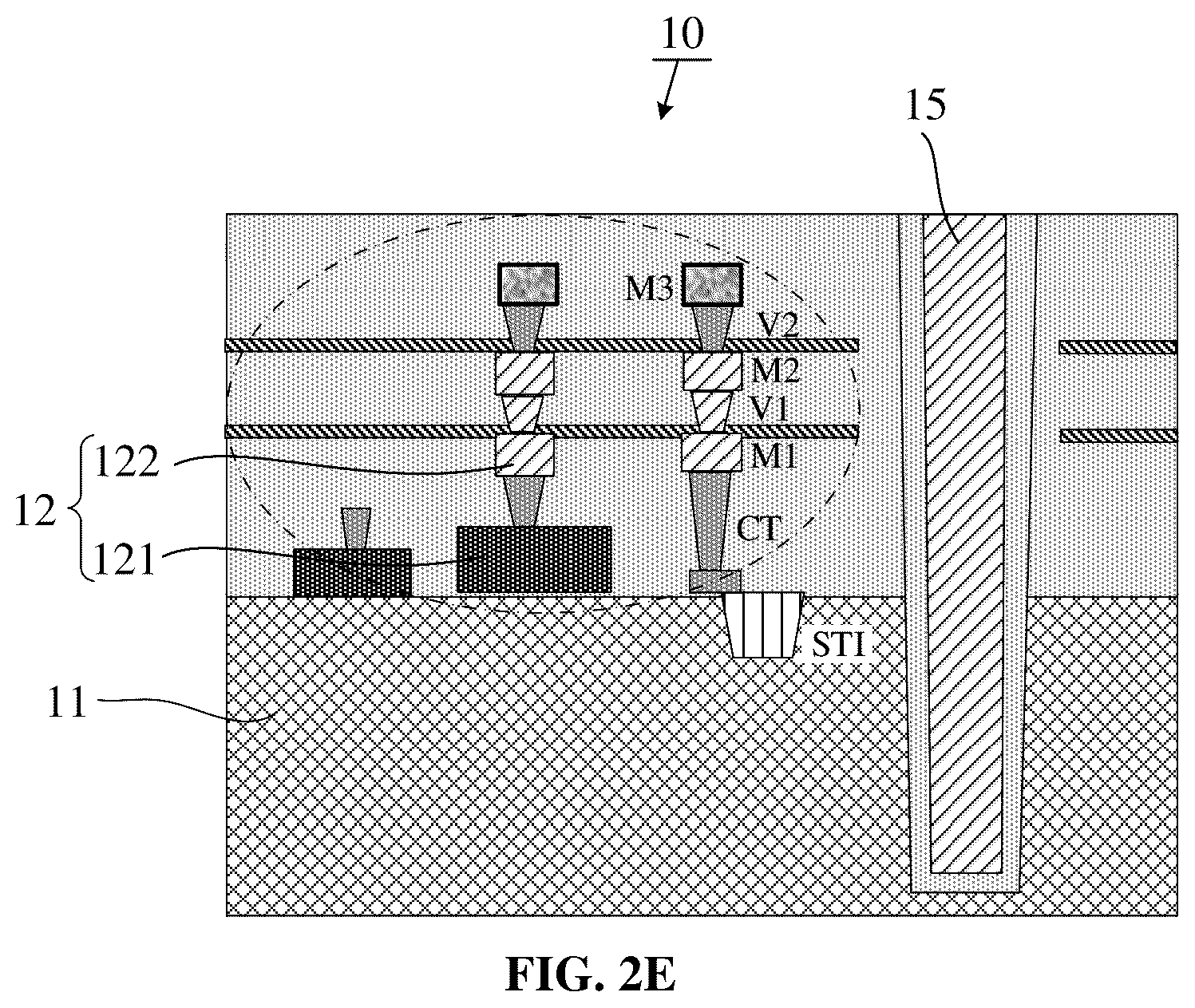 Patent US12322654 Figure 8 – Semiconductor structure, method for forming same, and wafer on wafer bonding method