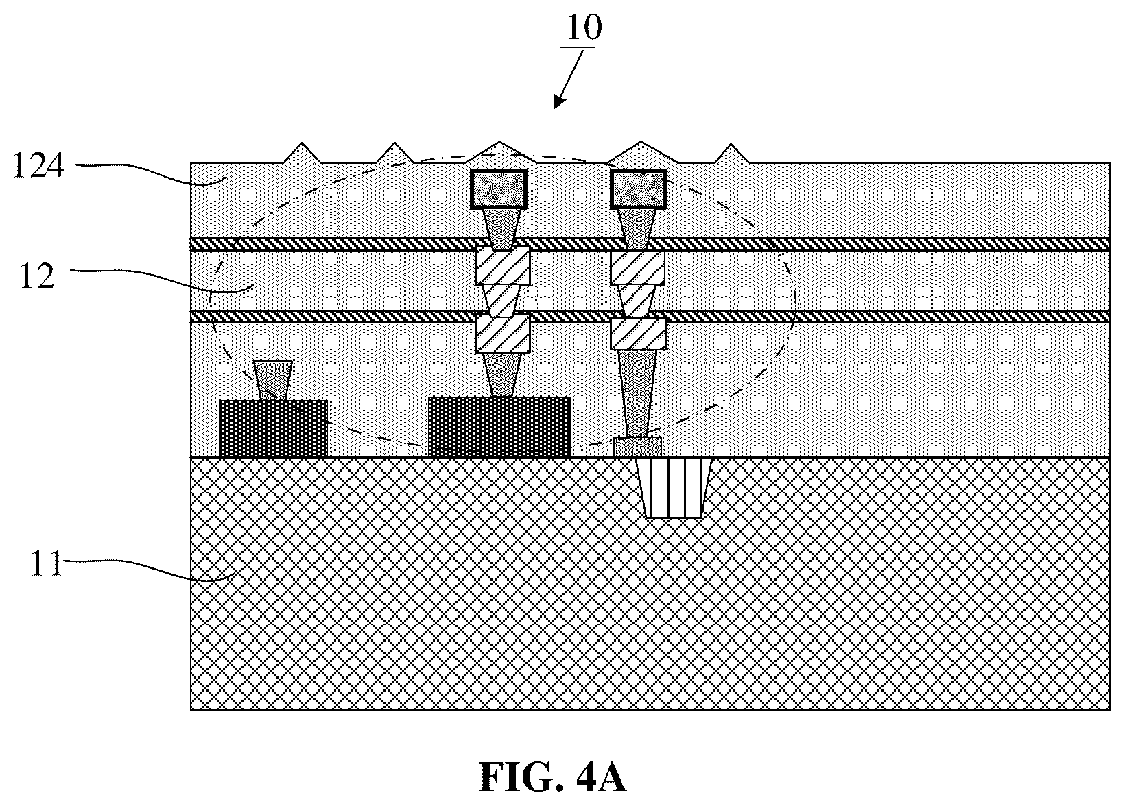 Patent US12322654 Figure 10 – Semiconductor structure, method for forming same, and wafer on wafer bonding method