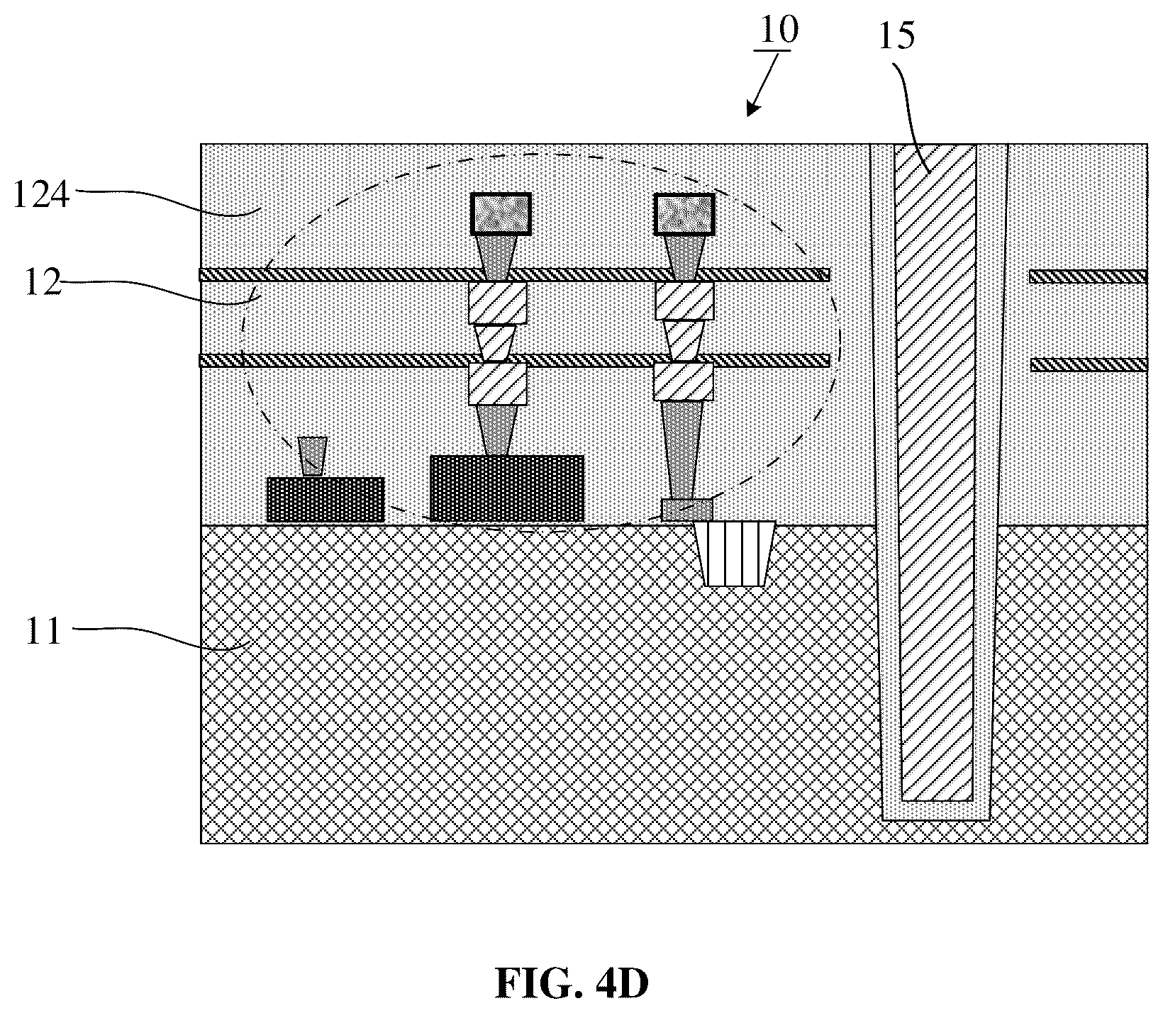Patent US12322654 Figure 13 – Semiconductor structure, method for forming same, and wafer on wafer bonding method