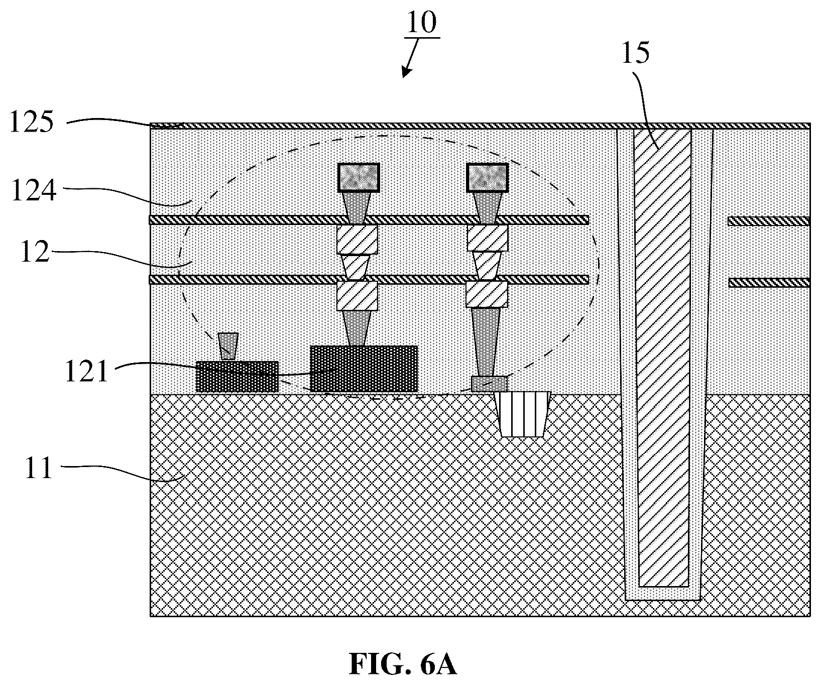 Patent US12322654 Figure 15 – Semiconductor structure, method for forming same, and wafer on wafer bonding method