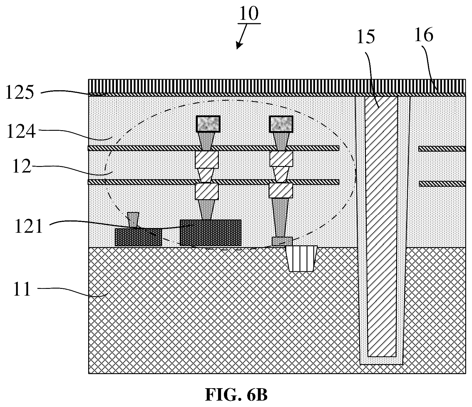 Patent US12322654 Figure 16 – Semiconductor structure, method for forming same, and wafer on wafer bonding method