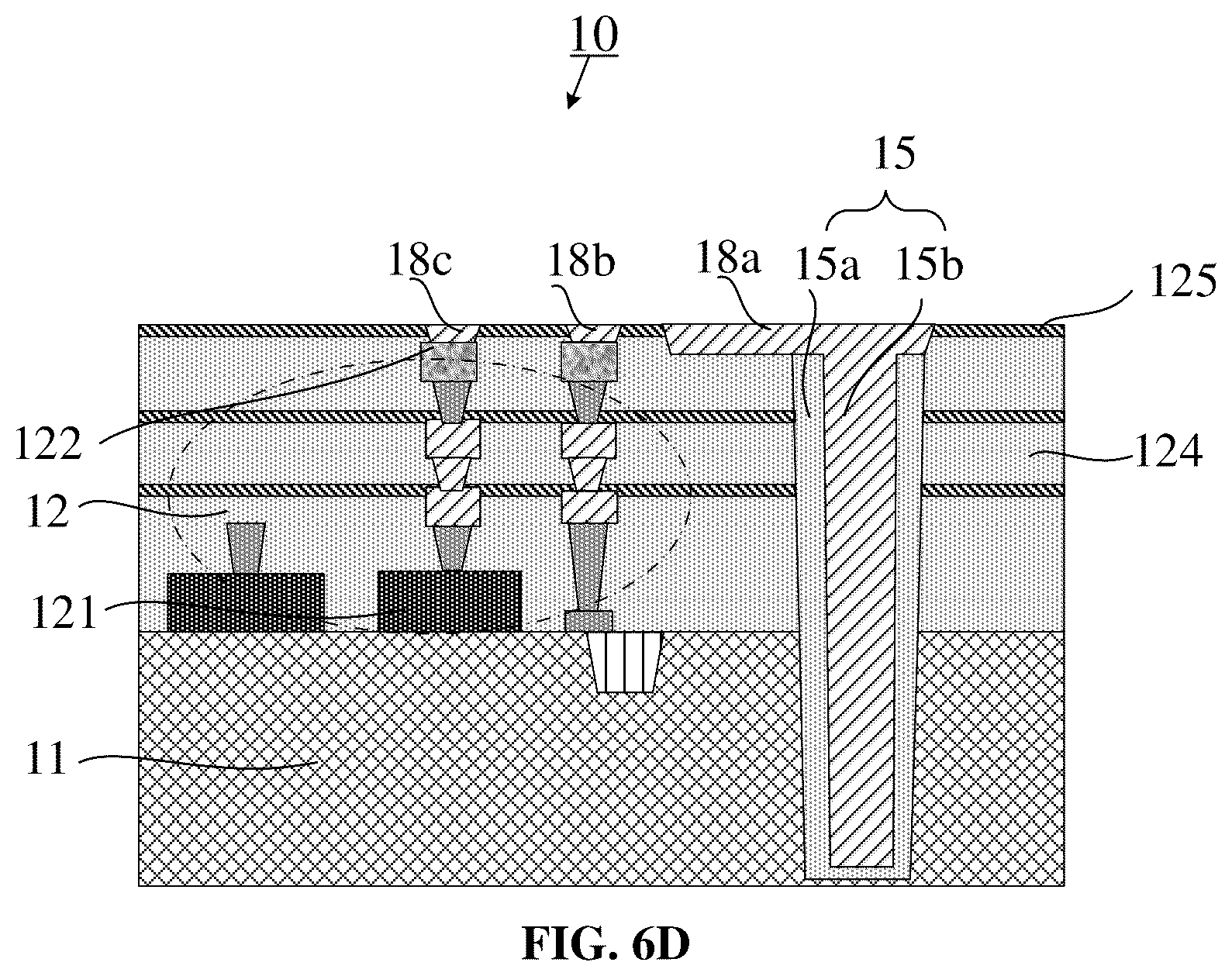 Patent US12322654 Figure 18 – Semiconductor structure, method for forming same, and wafer on wafer bonding method