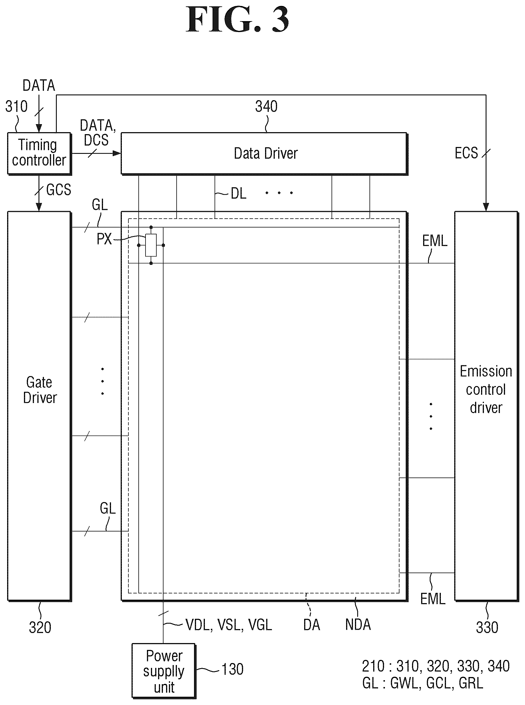 Patent US12322663 Figure 3 – Display device and method of fabricating the same