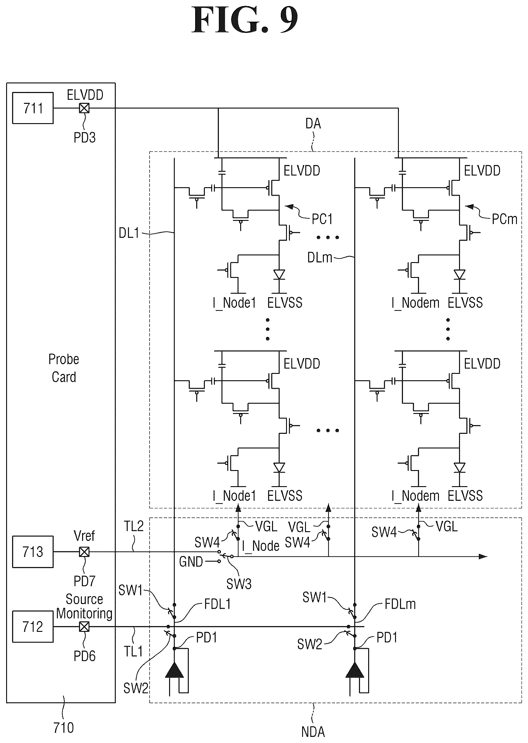 Patent US12322663 Figure 9 – Display device and method of fabricating the same
