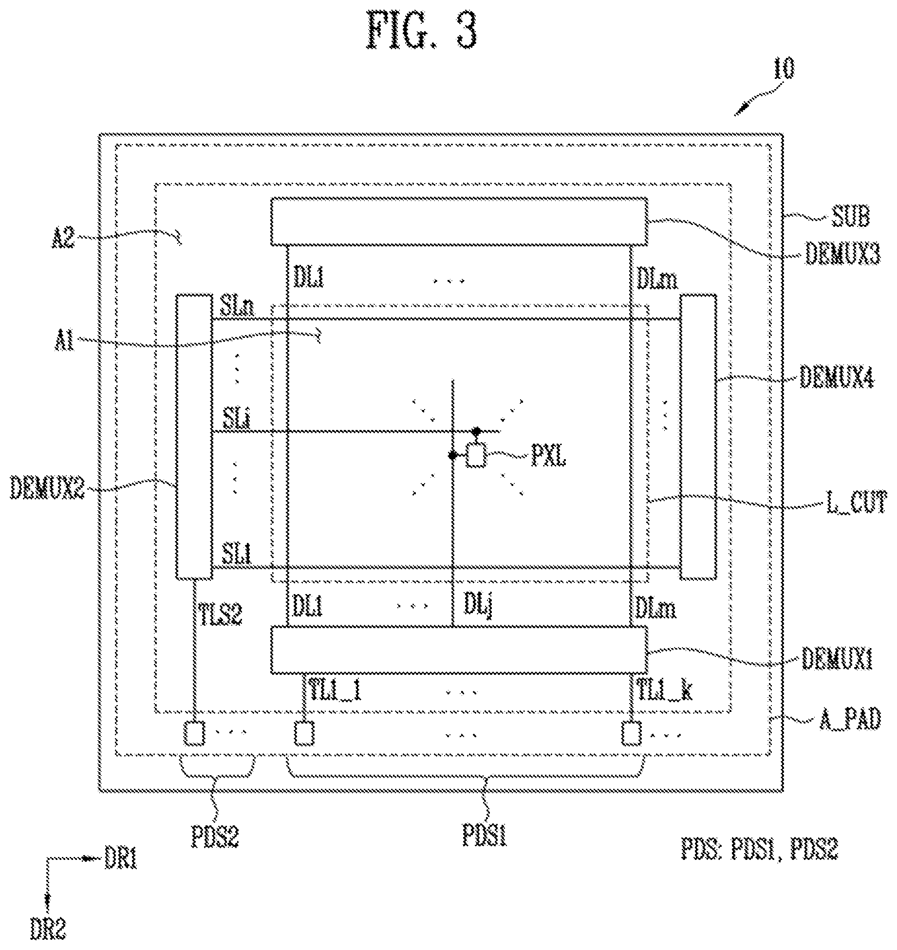 Patent US12322664 Figure 3 – Display panel and test method thereof