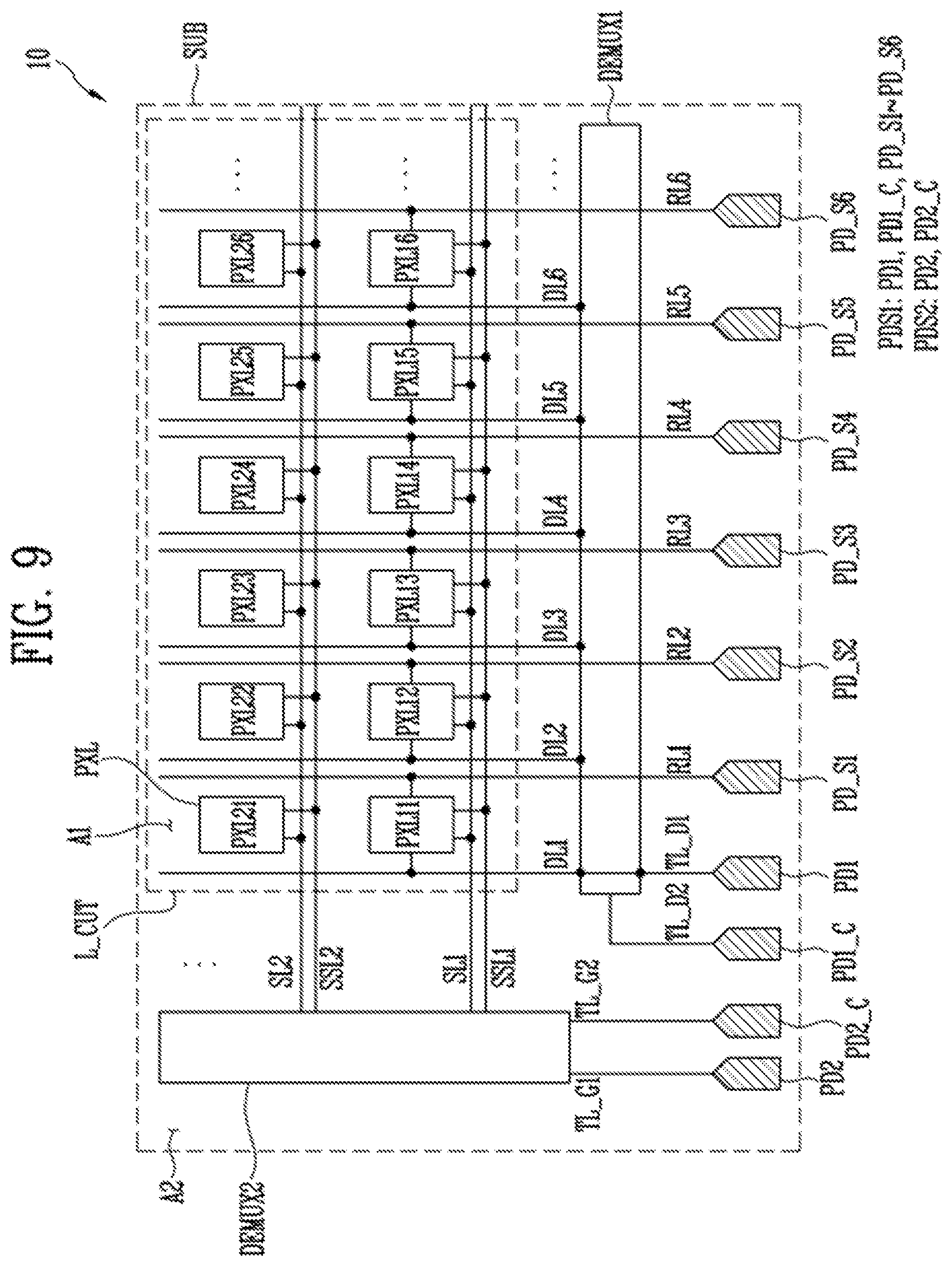 Patent US12322664 Figure 9 – Display panel and test method thereof