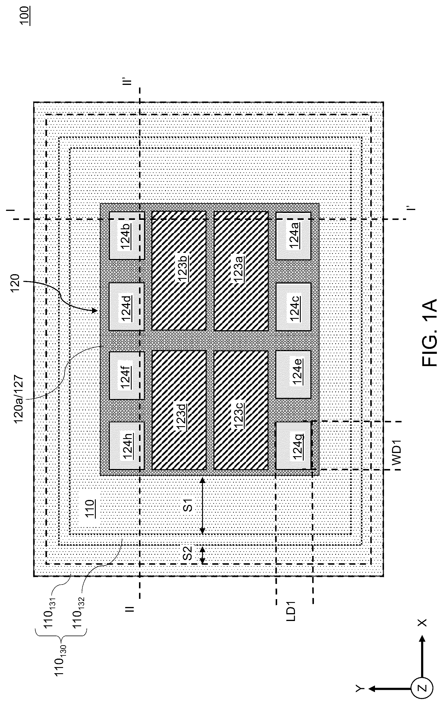 Patent US12322666 Figure 1 – Package assembly lid and methods for forming the same