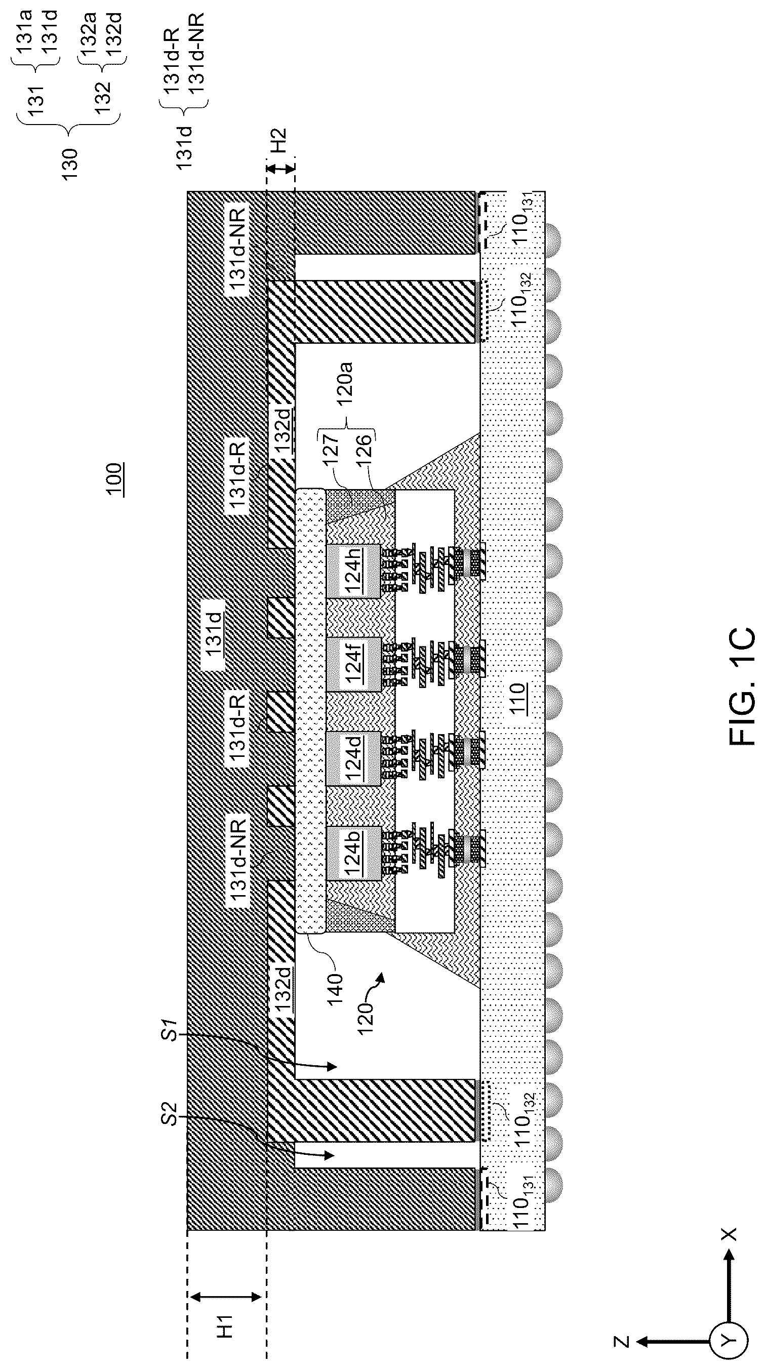 Patent US12322666 Figure 3 – Package assembly lid and methods for forming the same